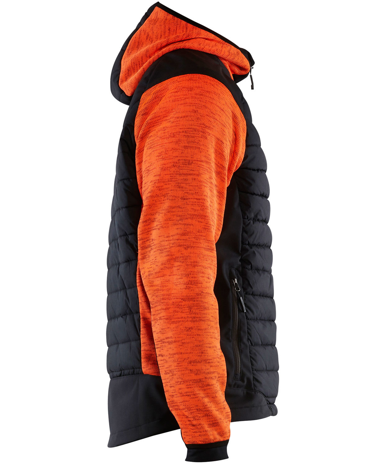 Bl&aring;kl&auml;der hybridjakke, Hi-Vis Orange/Sort, large image number 3