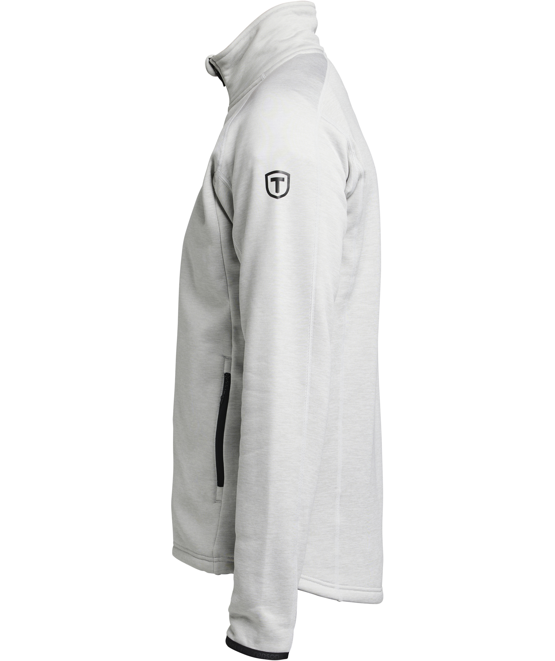 Tenson TXlite cardigan, Light Grey, large image number 4