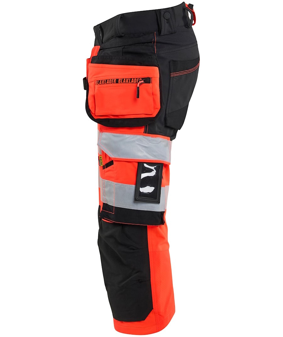 Bl&aring;kl&auml;der craftsman knickers full stretch, Hi-Vis red/black, large image number 3