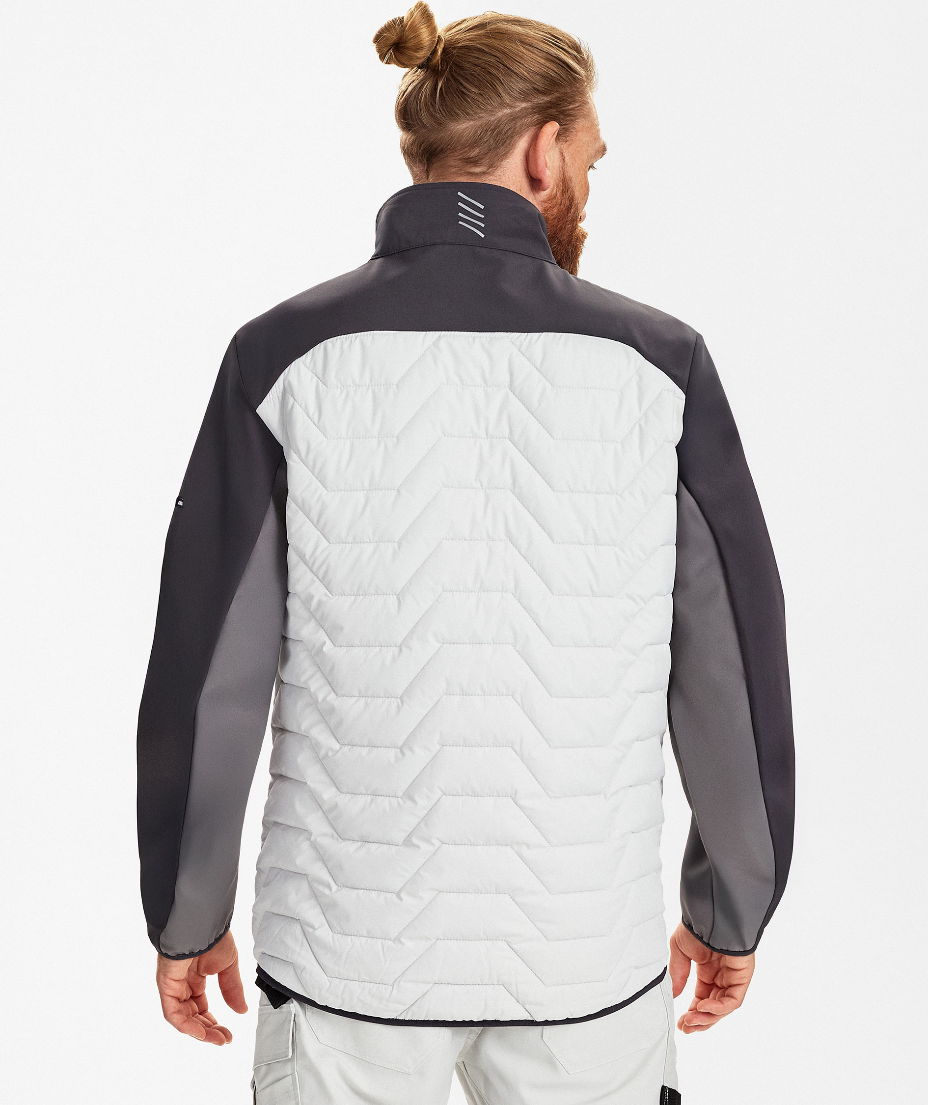 Engel Entire hybridjacka, Bone White/Anthracite Grey, large image number 4