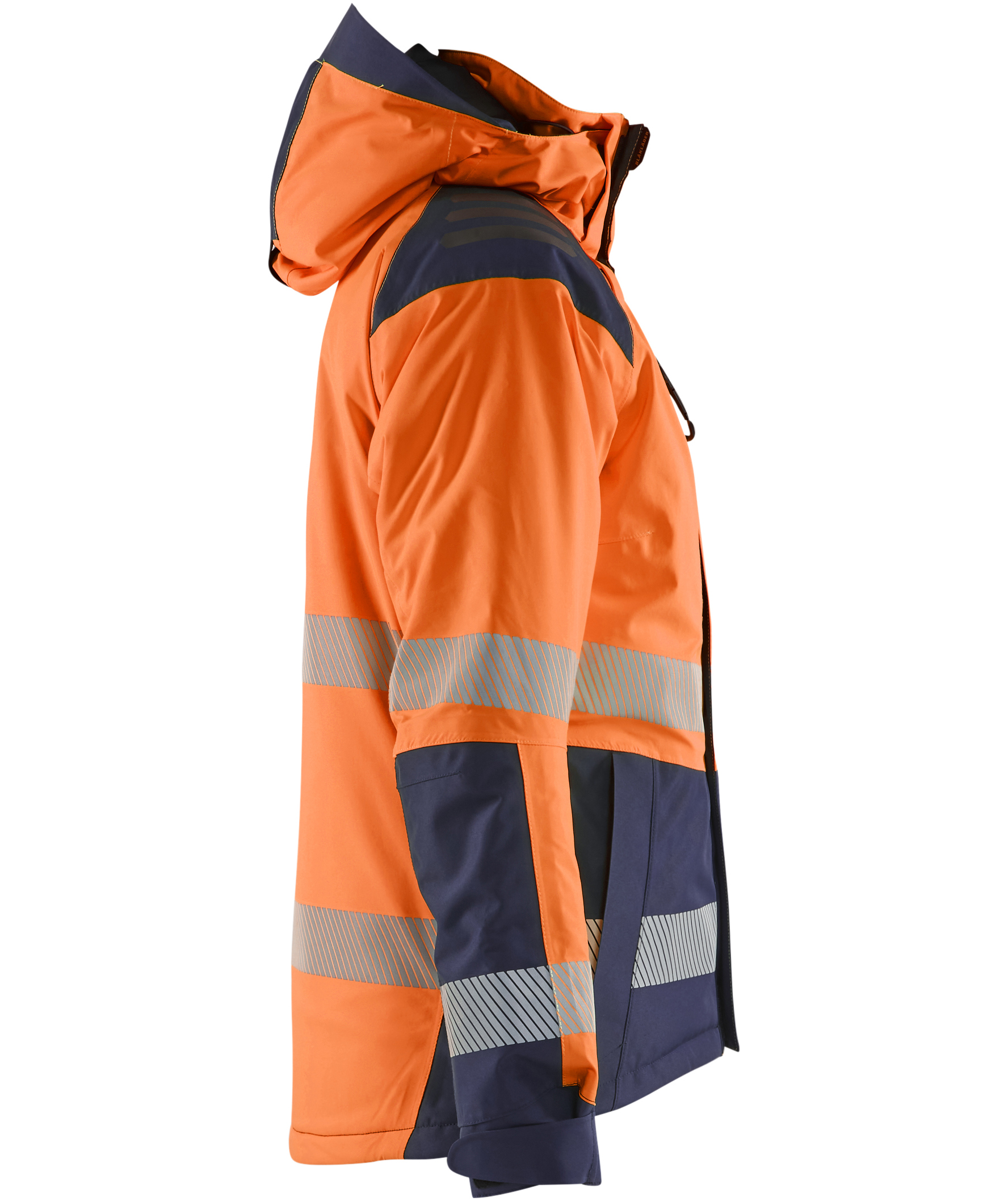 Bl&aring;kl&auml;der women's winter jacket, Hi-Vis Orange/Navy, large image number 3