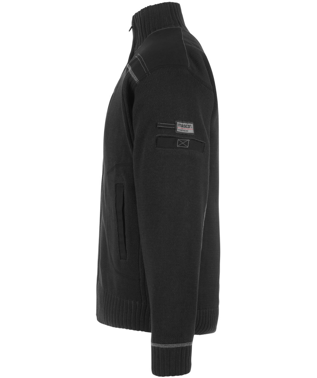 Mascot Frontline Arta knitted cardigan, Black, large image number 1