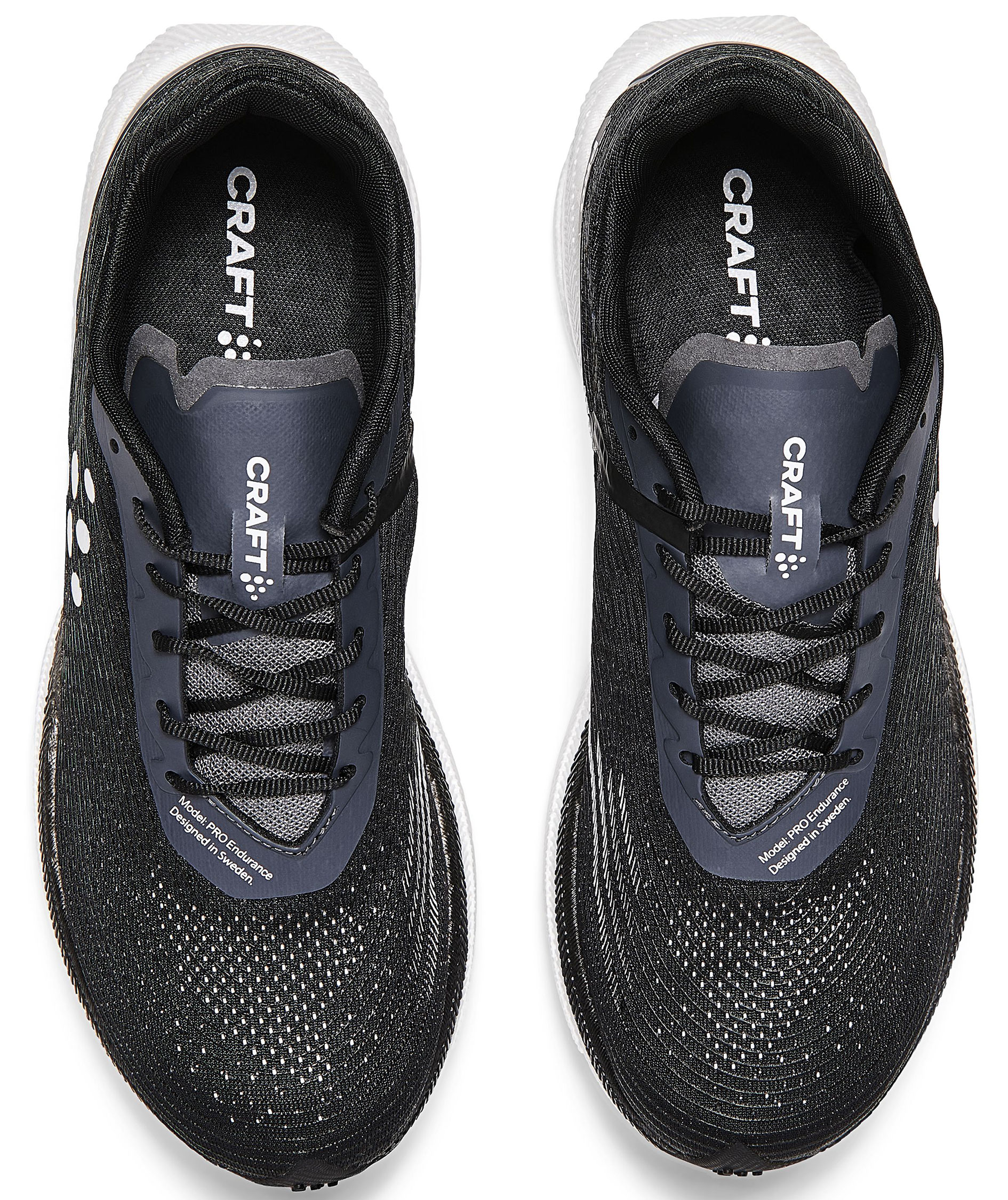 Craft PRO Endur Distance Damen Laufschuhe, Black/white, large image number 2