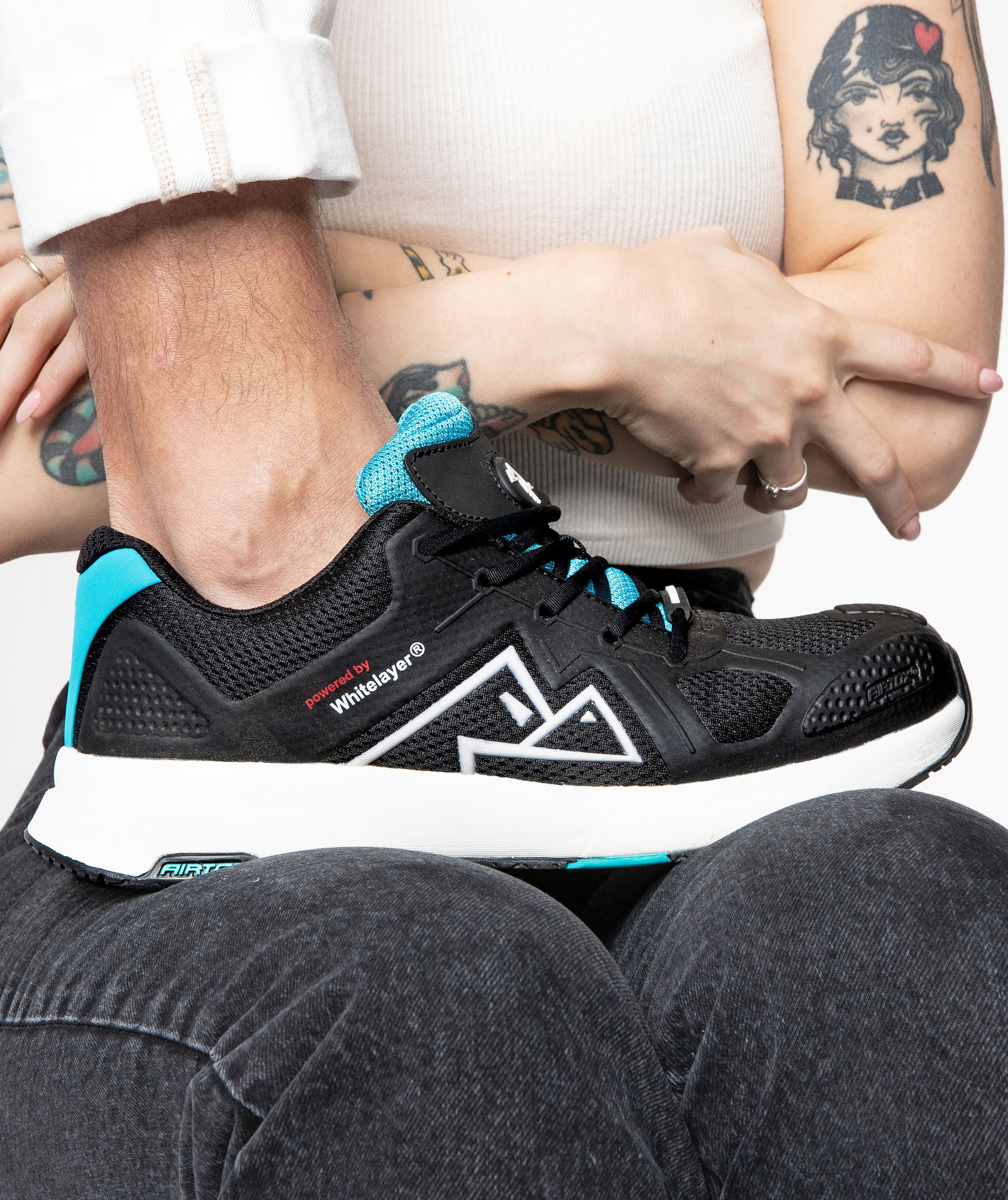 Airtox FM1 Sicherheitsschuhe S1P, Schwarz/Wei&szlig;, large image number 17