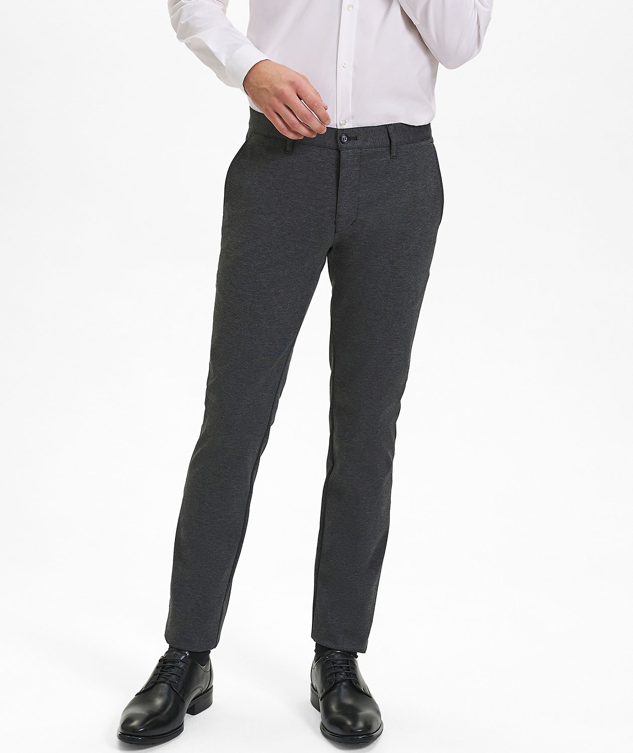 Sunwill Extreme Flexibility Slim fit chinos, Charcoal, large image number 3