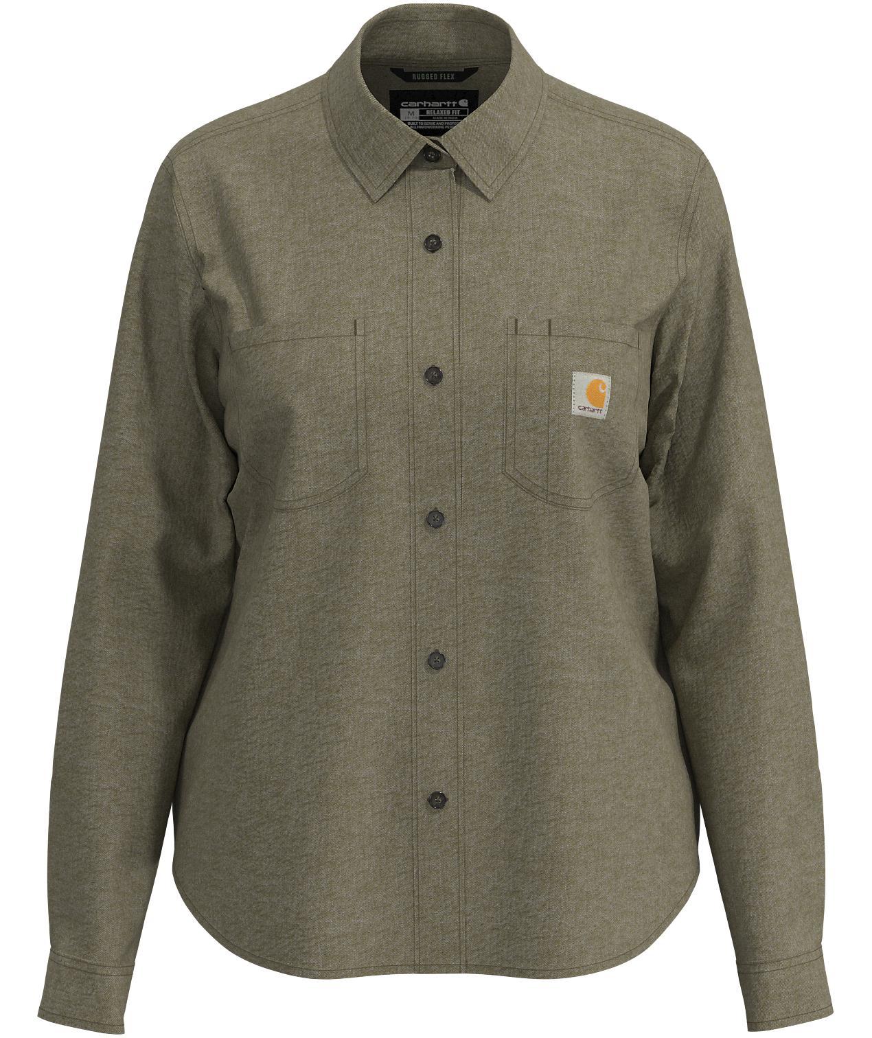Carhartt Hamilton dame flannelskjorte, Night Fatigue