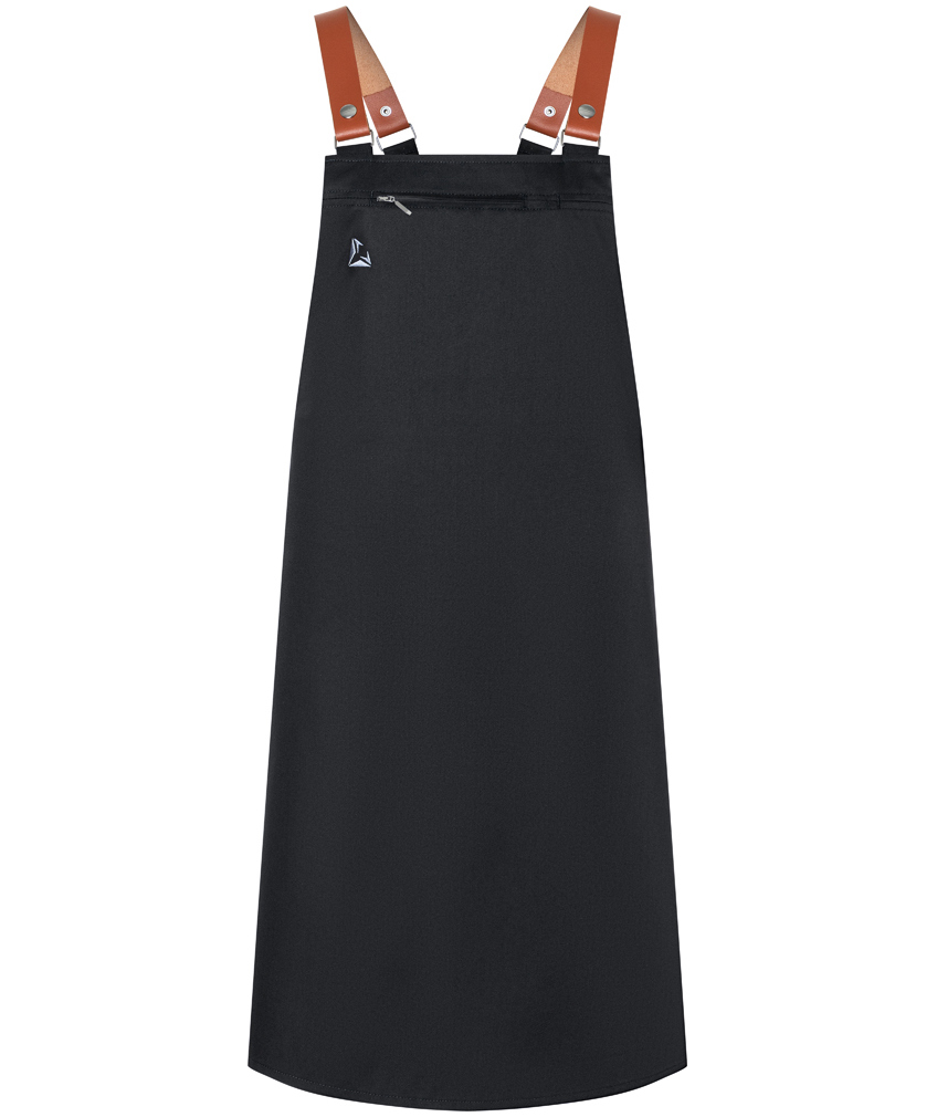 Karlowsky DIAMOND CUT&reg; bib apron, Black