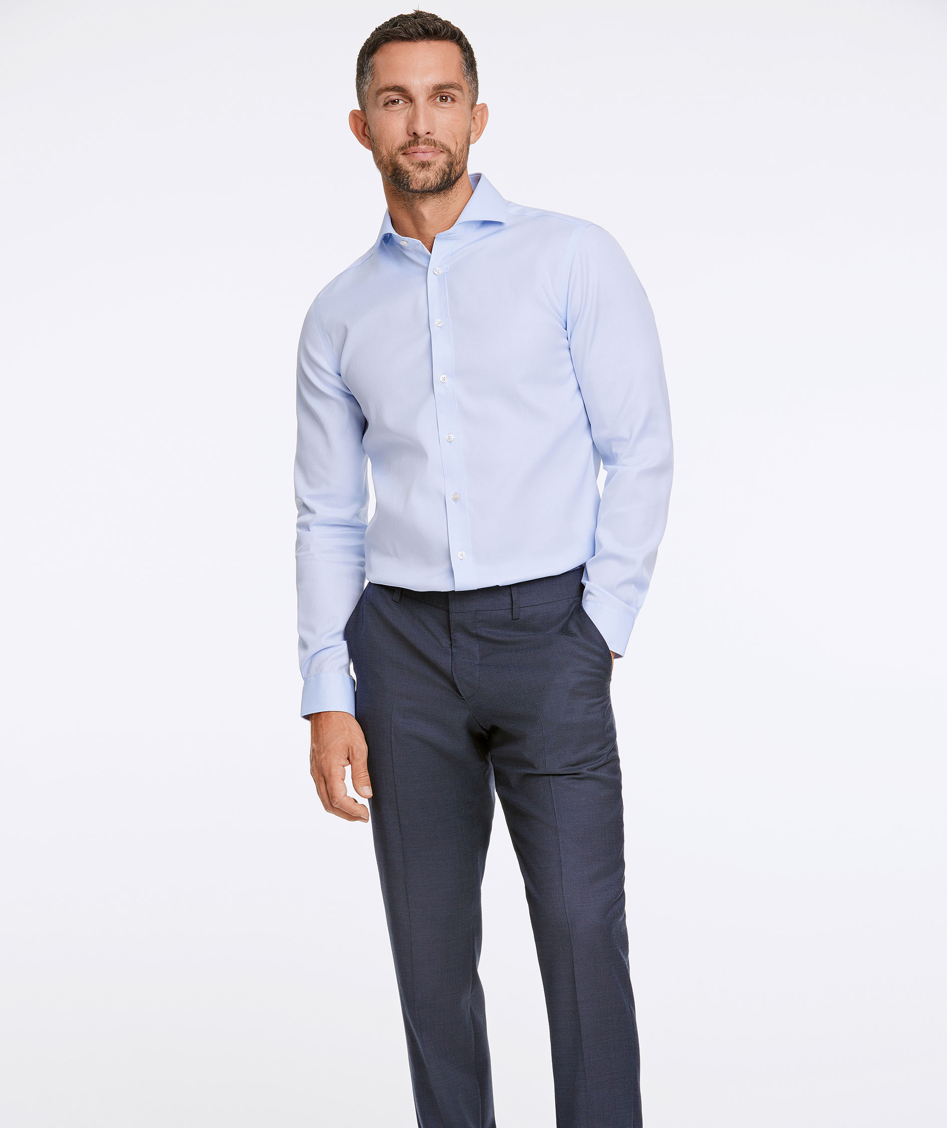 Lindbergh Technical skjorta, Light blue, large image number 1