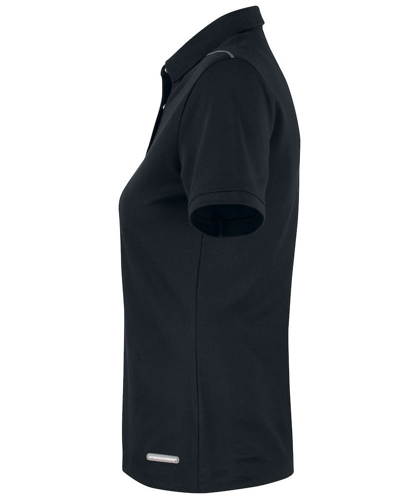 Cutter & Buck Advantage Performance women's polo shirt, Black, large image number 3