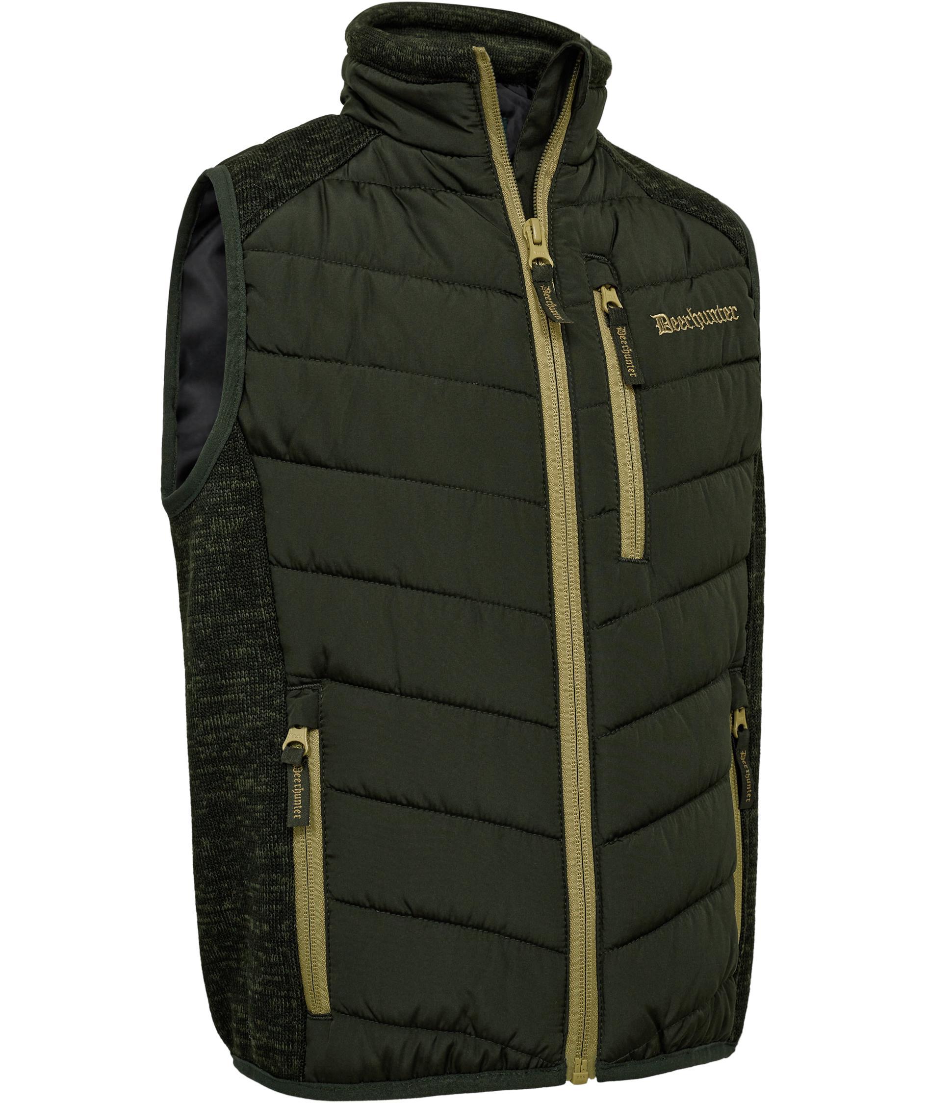 Deerhunter Moor vadderad v&auml;st med stickninger till barn, Forest Ember