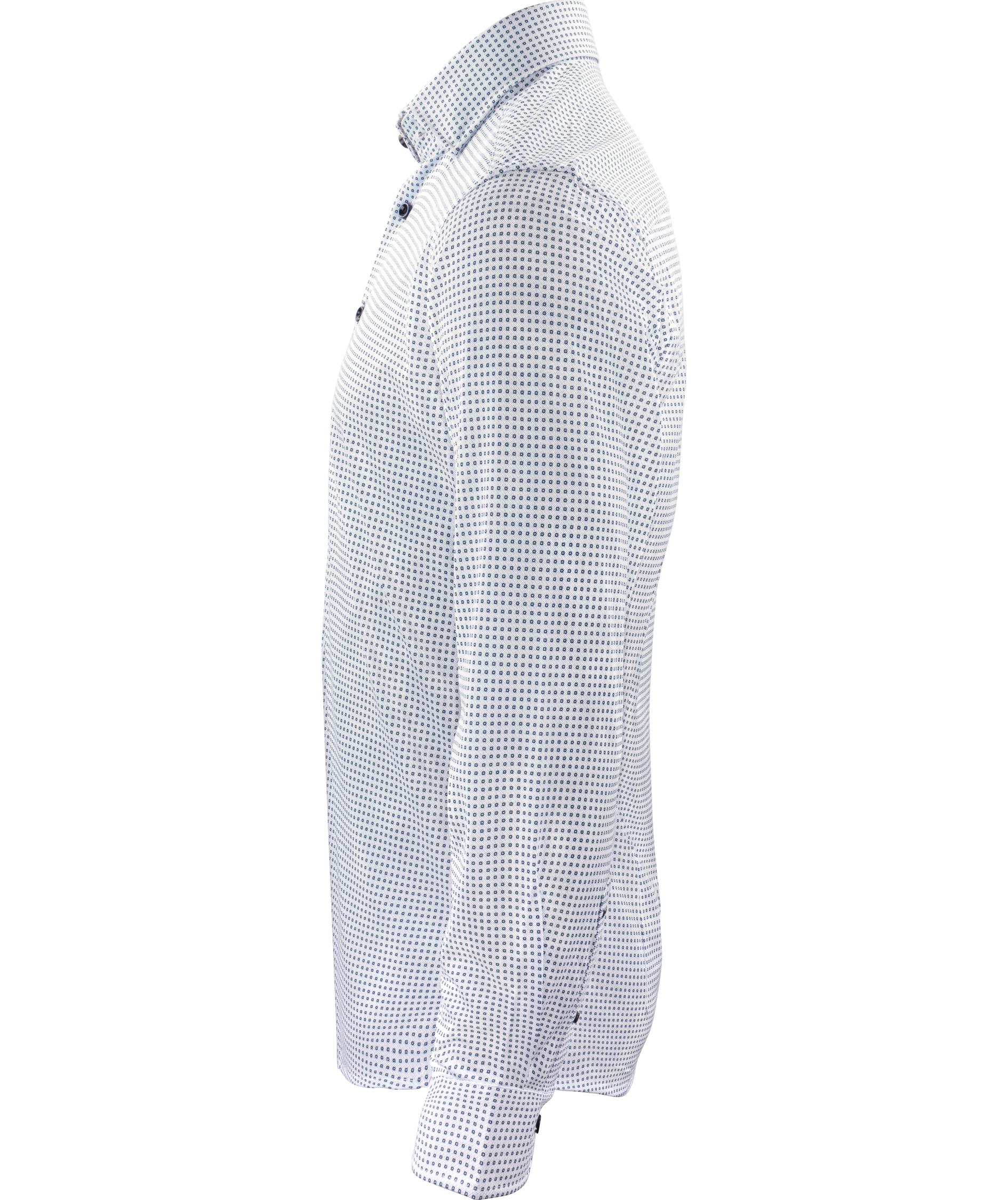 J. Harvest & Frost Piqu&eacute; Indigo Bow 131 slim fit shirt, Sky Blue Print, large image number 2