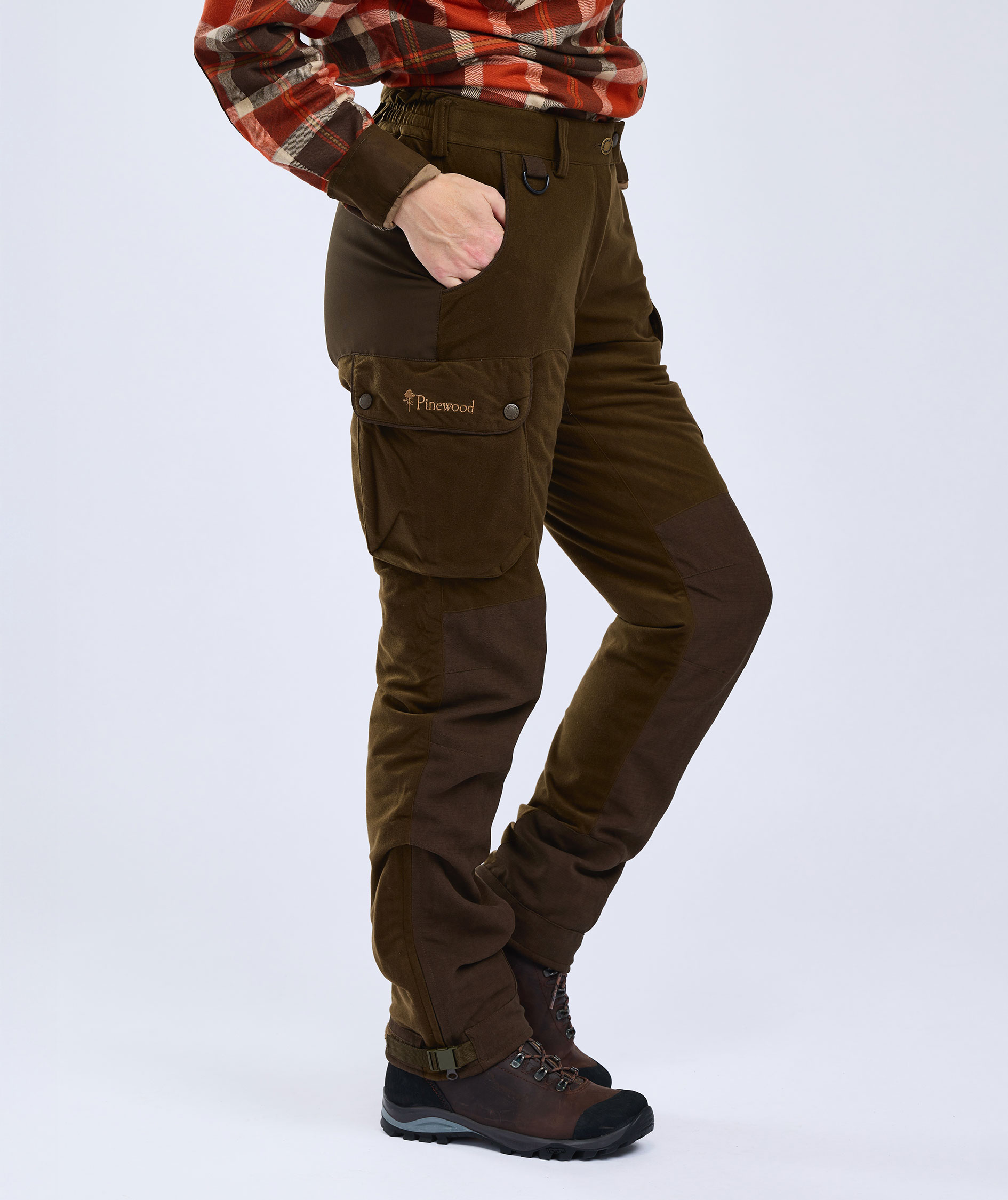 Pinewood&nbsp;Sm&aring;land Forest dame bukser, Suede Brown, large image number 2