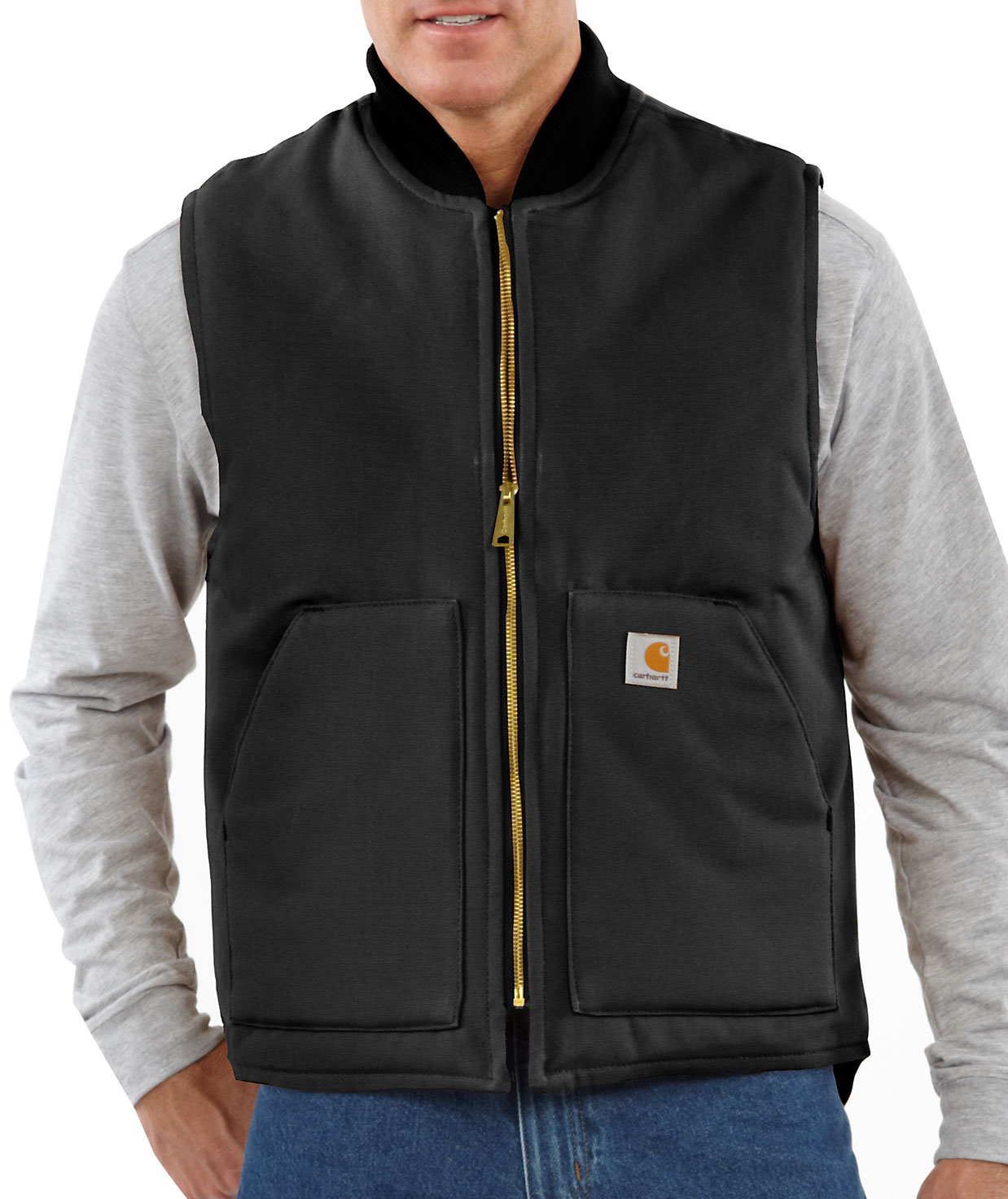 Carhartt V01 vest med f&ocirc;r, Black