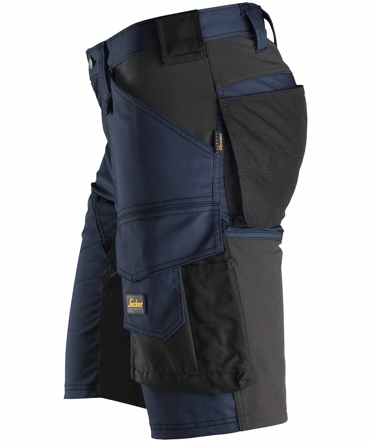 Snickers AllroundWork arbeidsshorts 6143, Navy/Svart, large image number 2