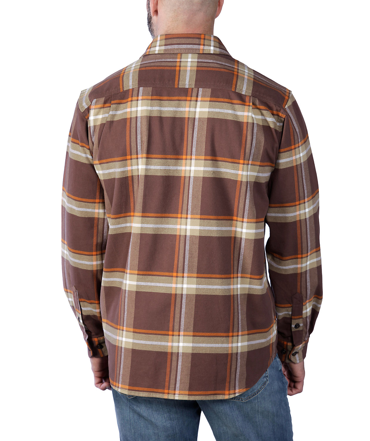 Carhartt Midweight Flanellhemd, Chestnut, large image number 3