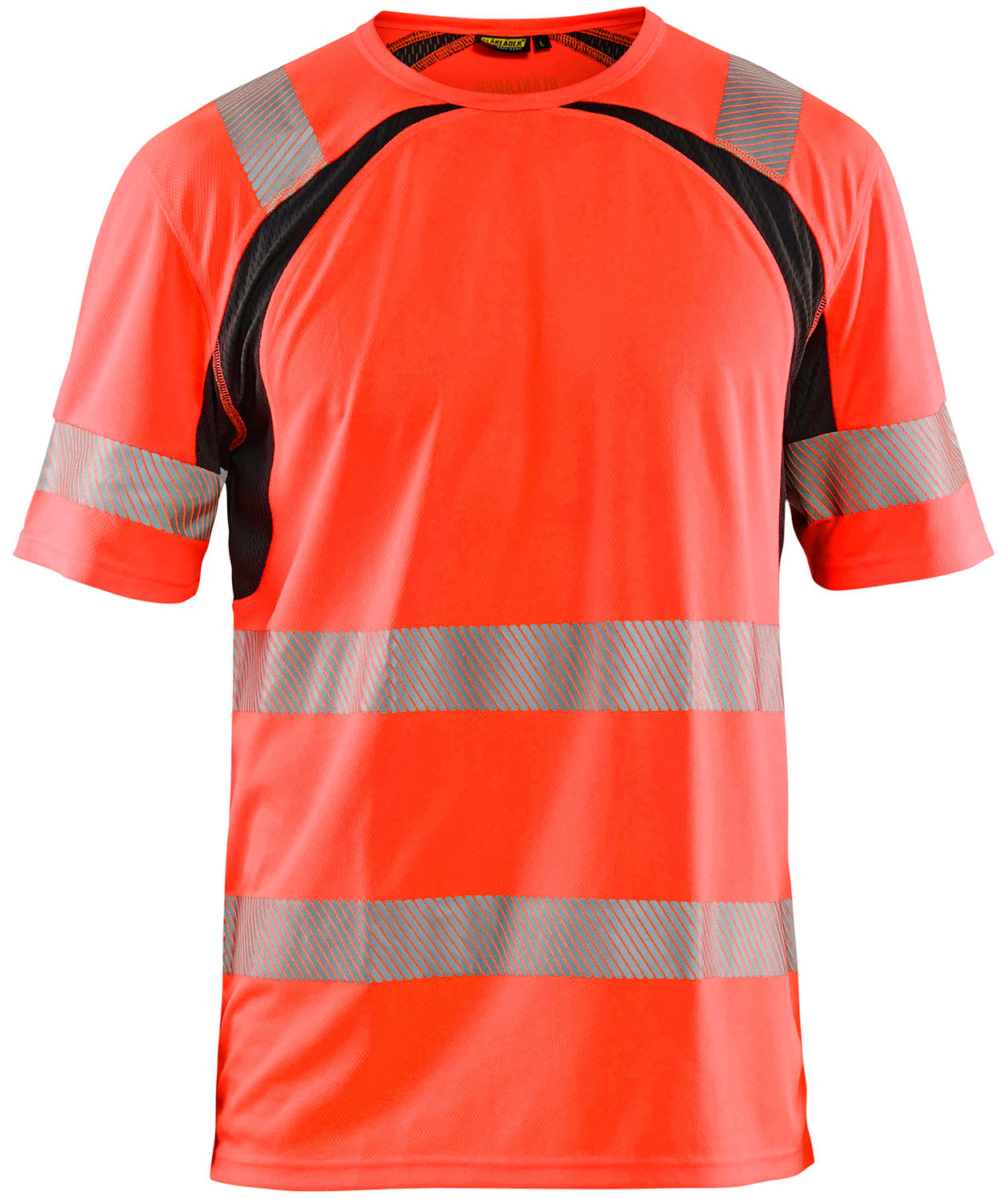 Bl&aring;kl&auml;der UV T-shirt, Hi-vis&nbsp;R&oslash;d/Sort, Hi-vis&nbsp;R&oslash;d/Sort, swatch