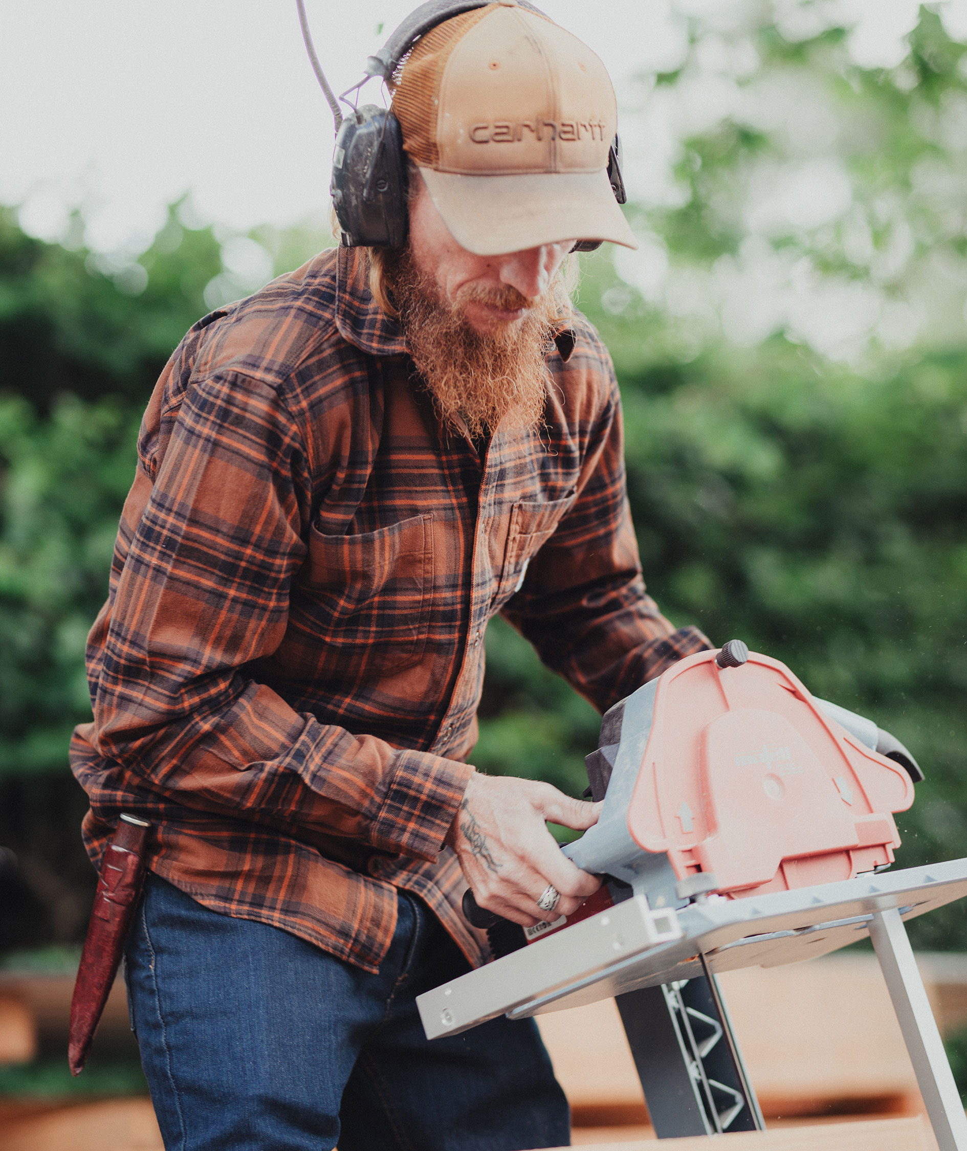 Carhartt flanellskjorta, Red Duck