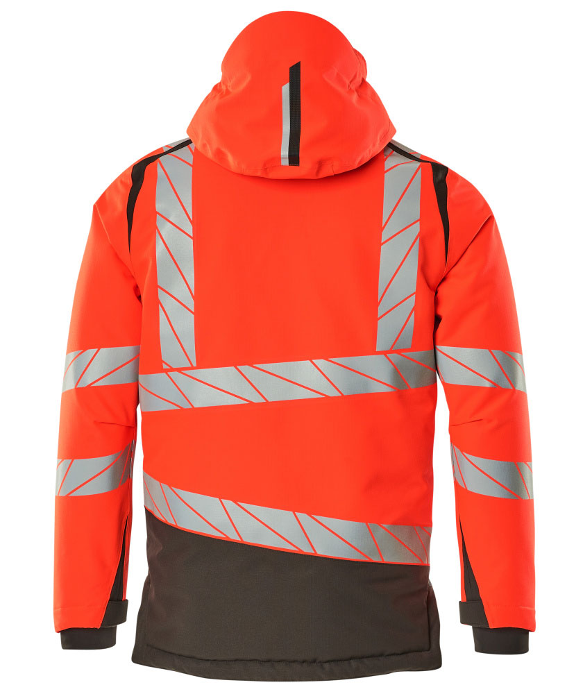 Mascot Accelerate Safe vinterjakke, Hi-vis R&oslash;d/M&oslash;rk antracit