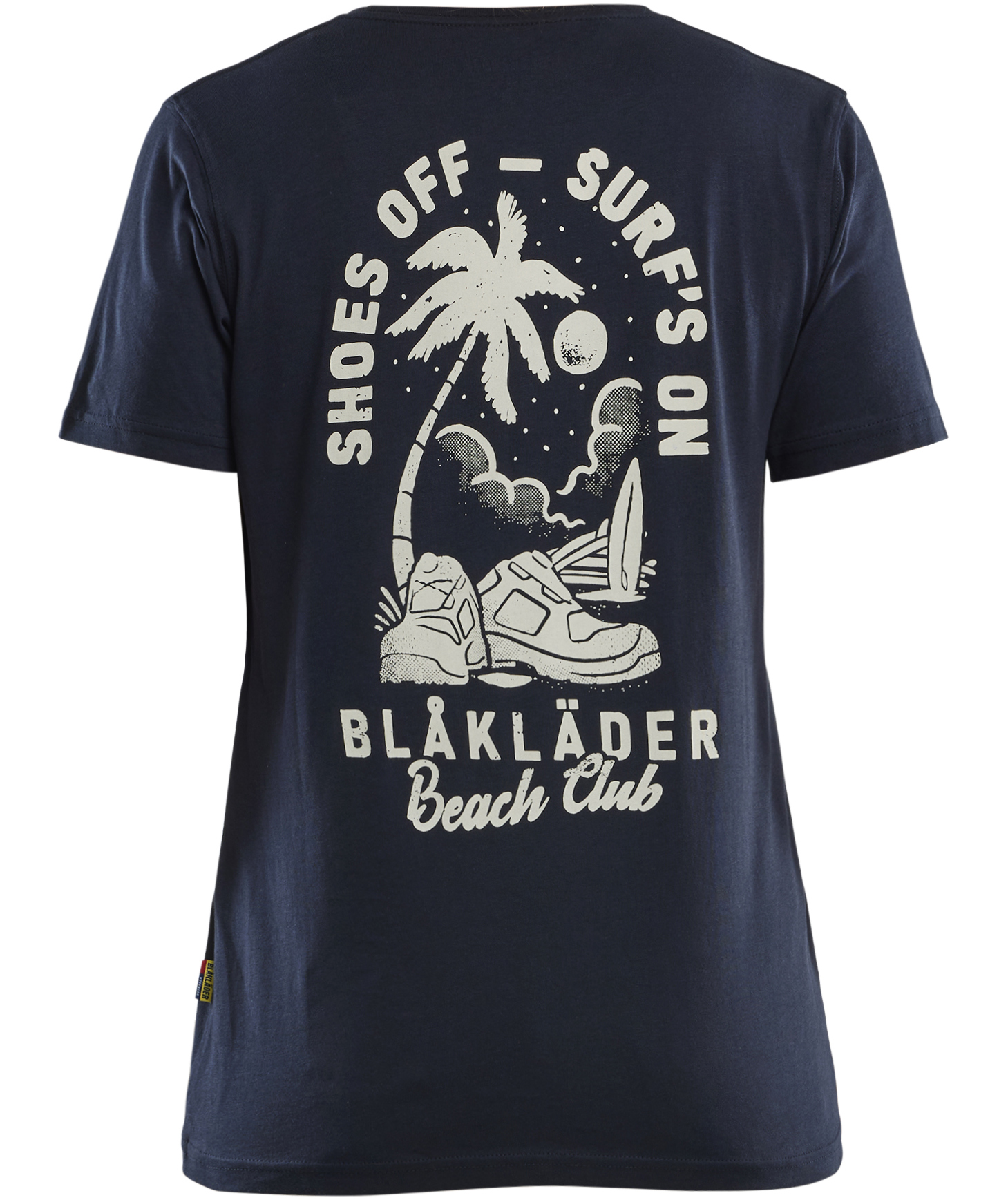 Bl&aring;kl&auml;der Beach Club T-shirt dam, M&ouml;rk Marinbl&aring;