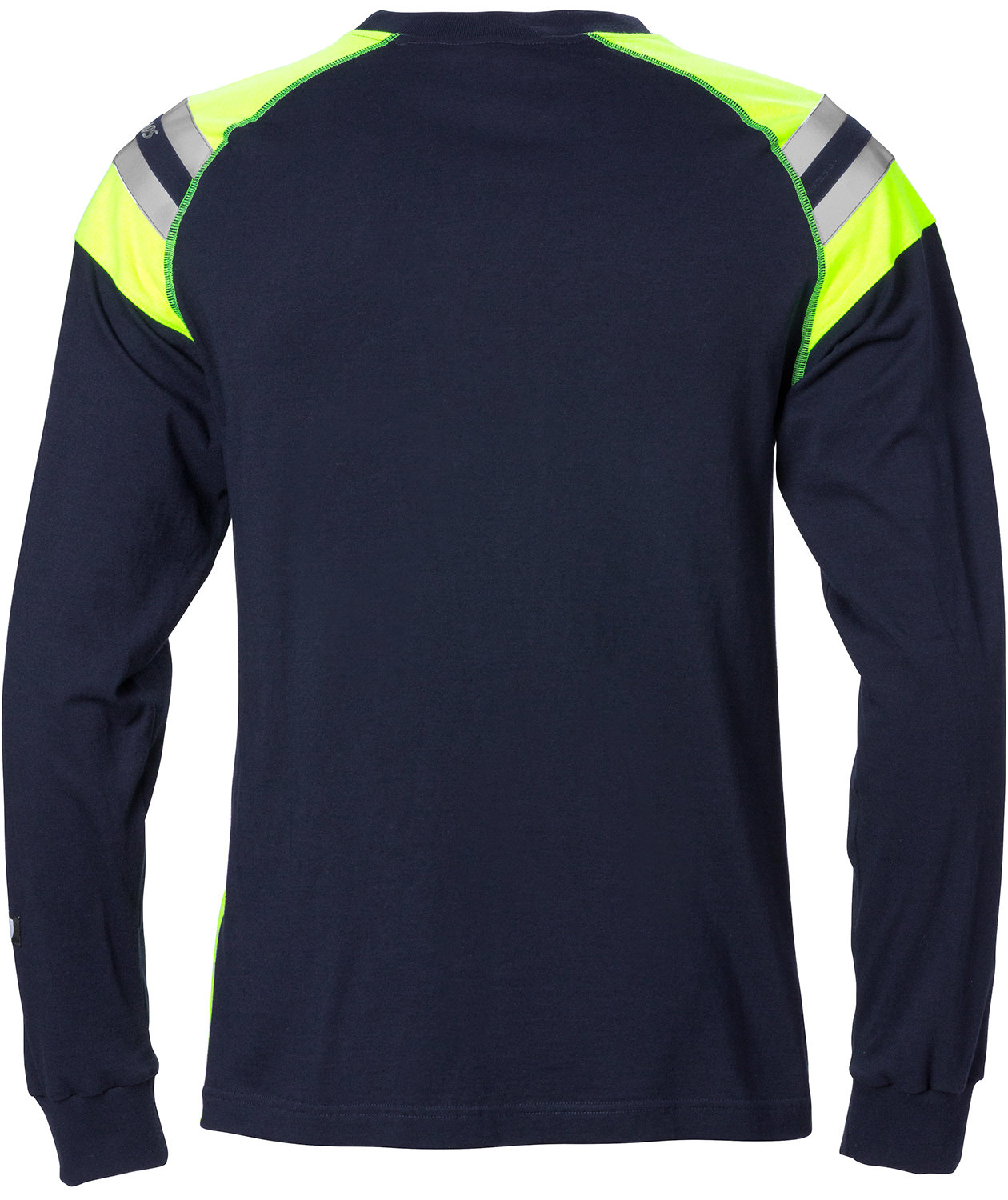 Fristads Flamestat l&aring;ng&auml;rmad T-shirt dam 7098, M&ouml;rk Marinbl&aring;