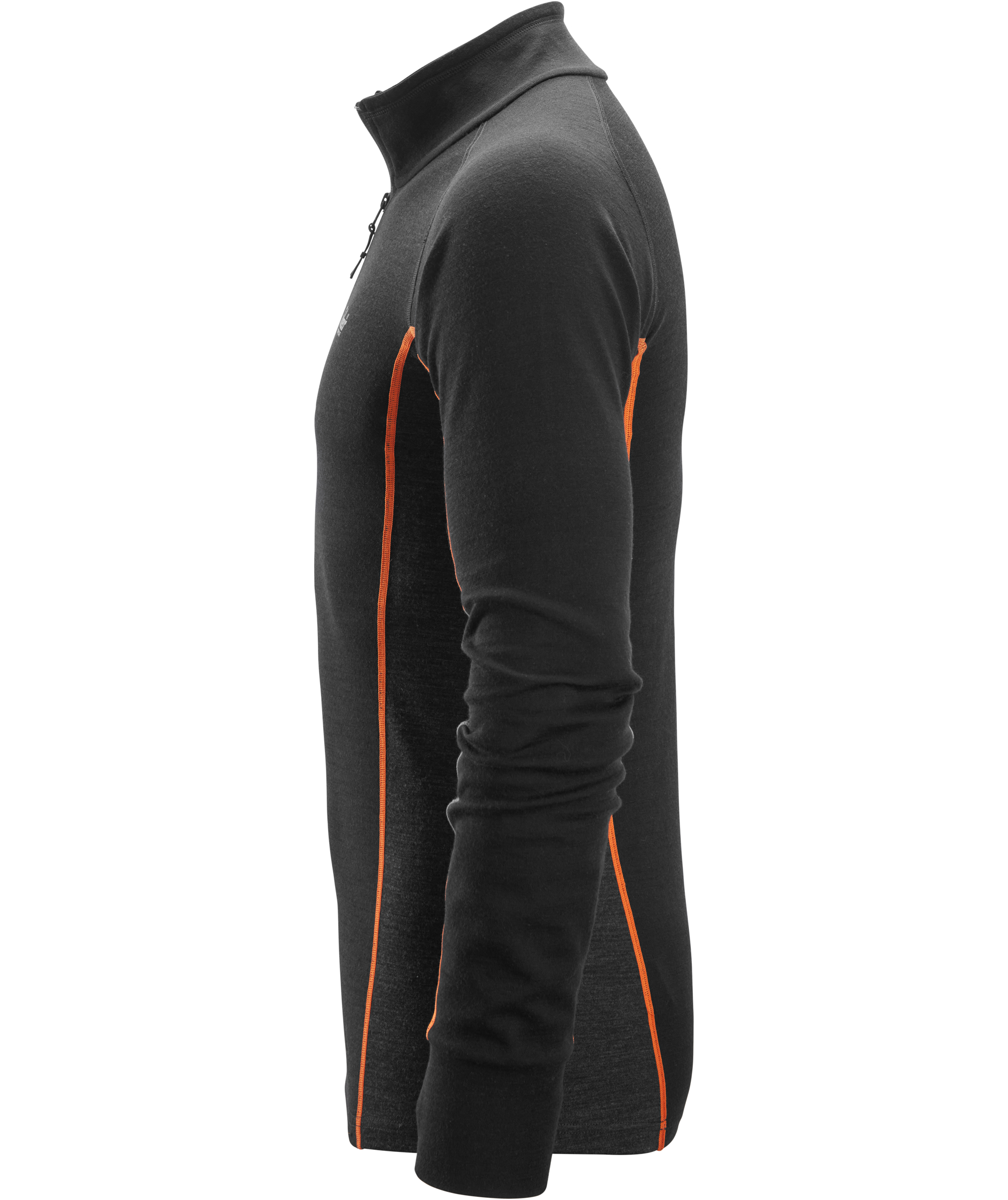 Snickers Stay Warm langermet T-skjorte med merinoull 9482, Black/Anthracite Melange, large image number 3