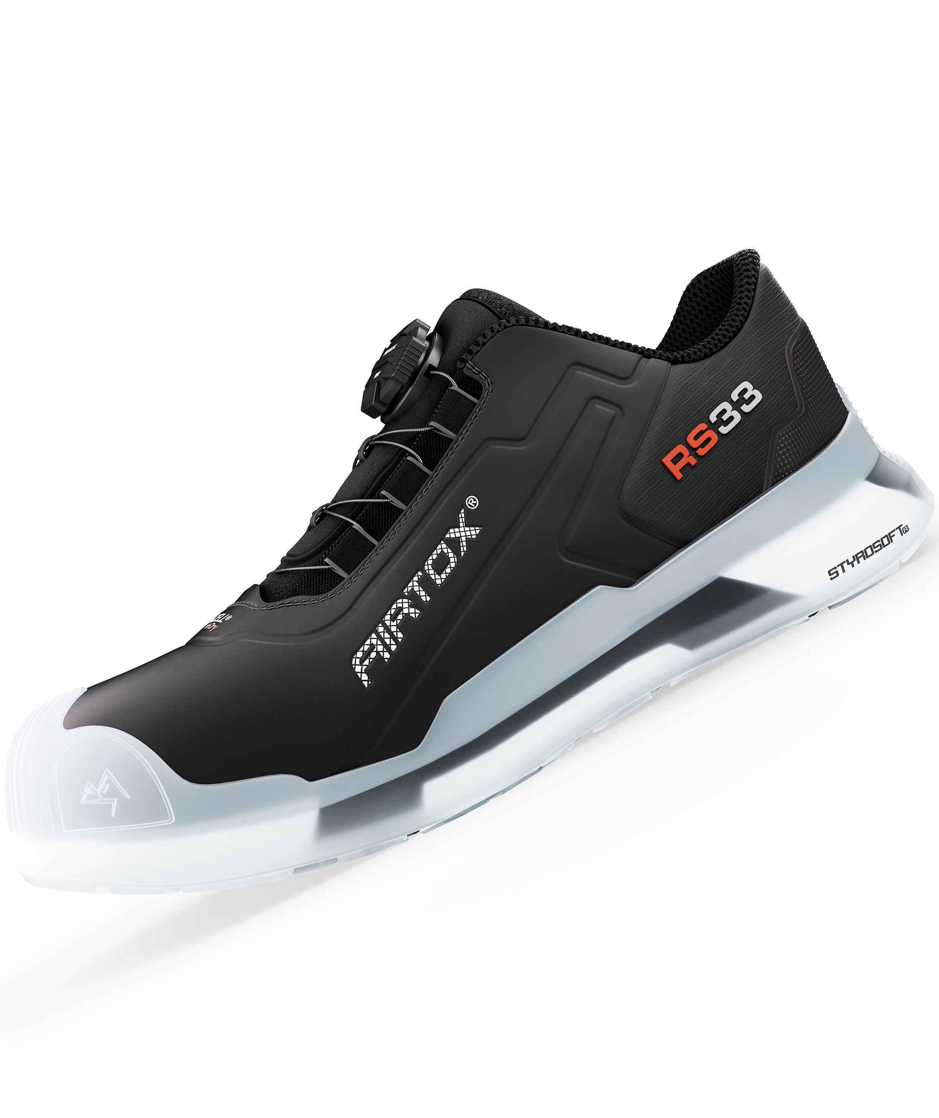 Airtox RS33 safety shoes S7S, Black/White, large image number 16