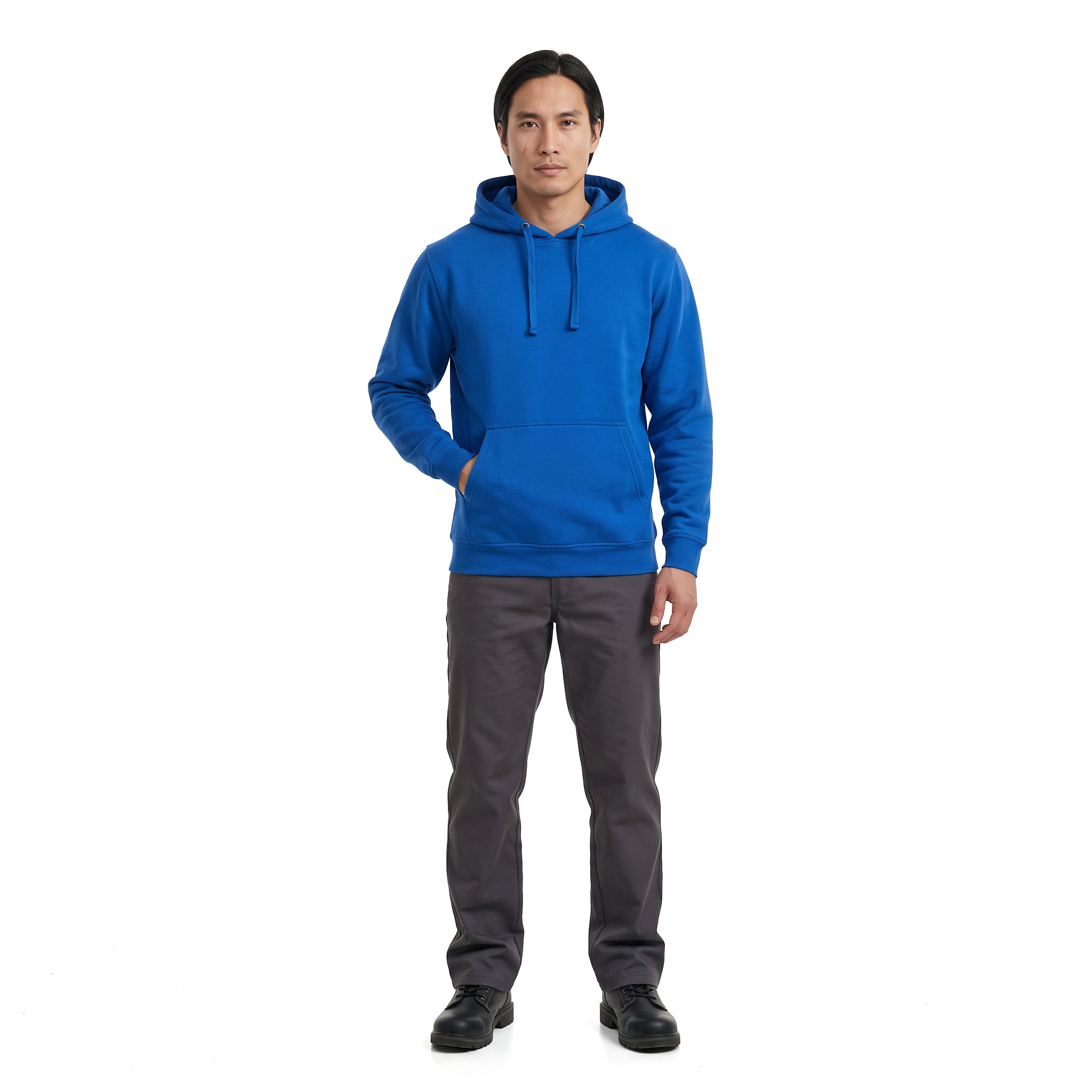 Clique Basic Hoodie, K&ouml;nigsblau, large image number 2