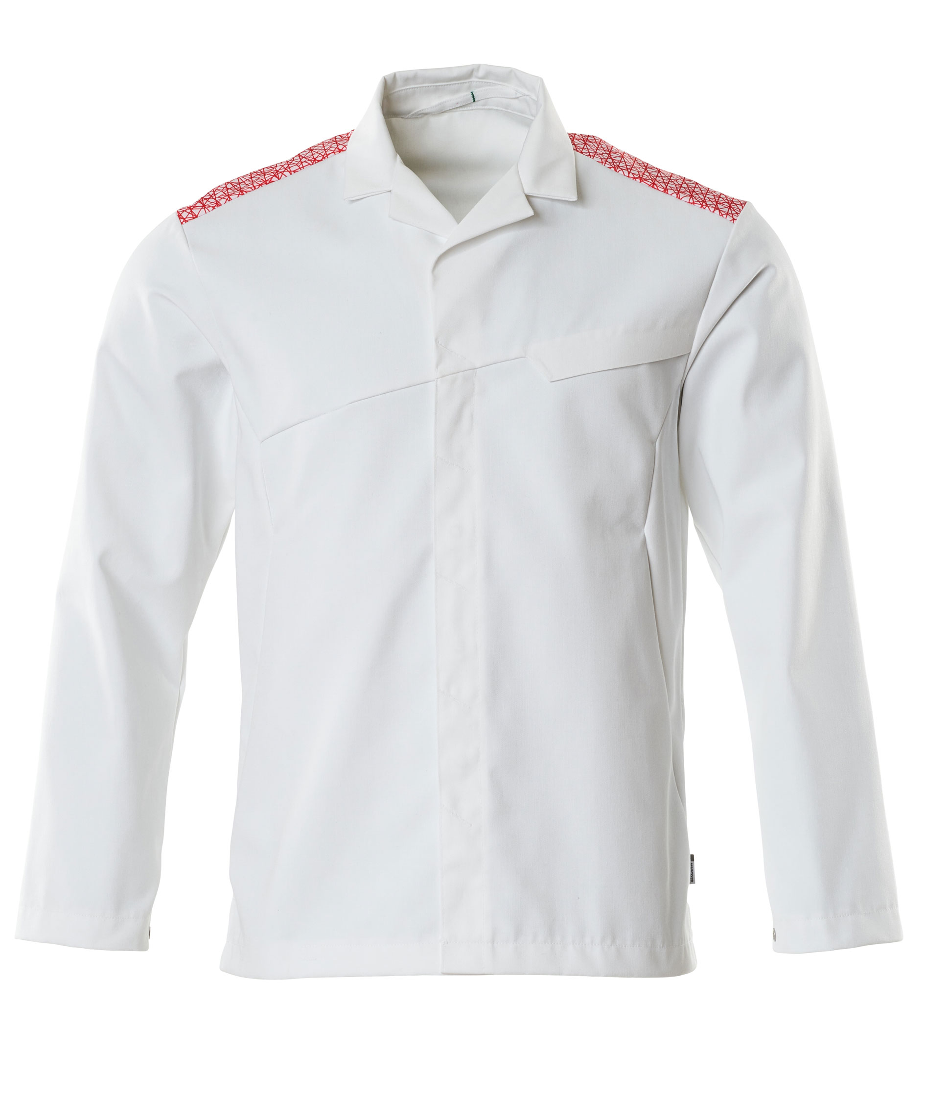 Mascot Food & Care HACCP-godk&auml;nd jacka, Vit/Signalr&ouml;d, Vit/Signalr&ouml;d, swatch