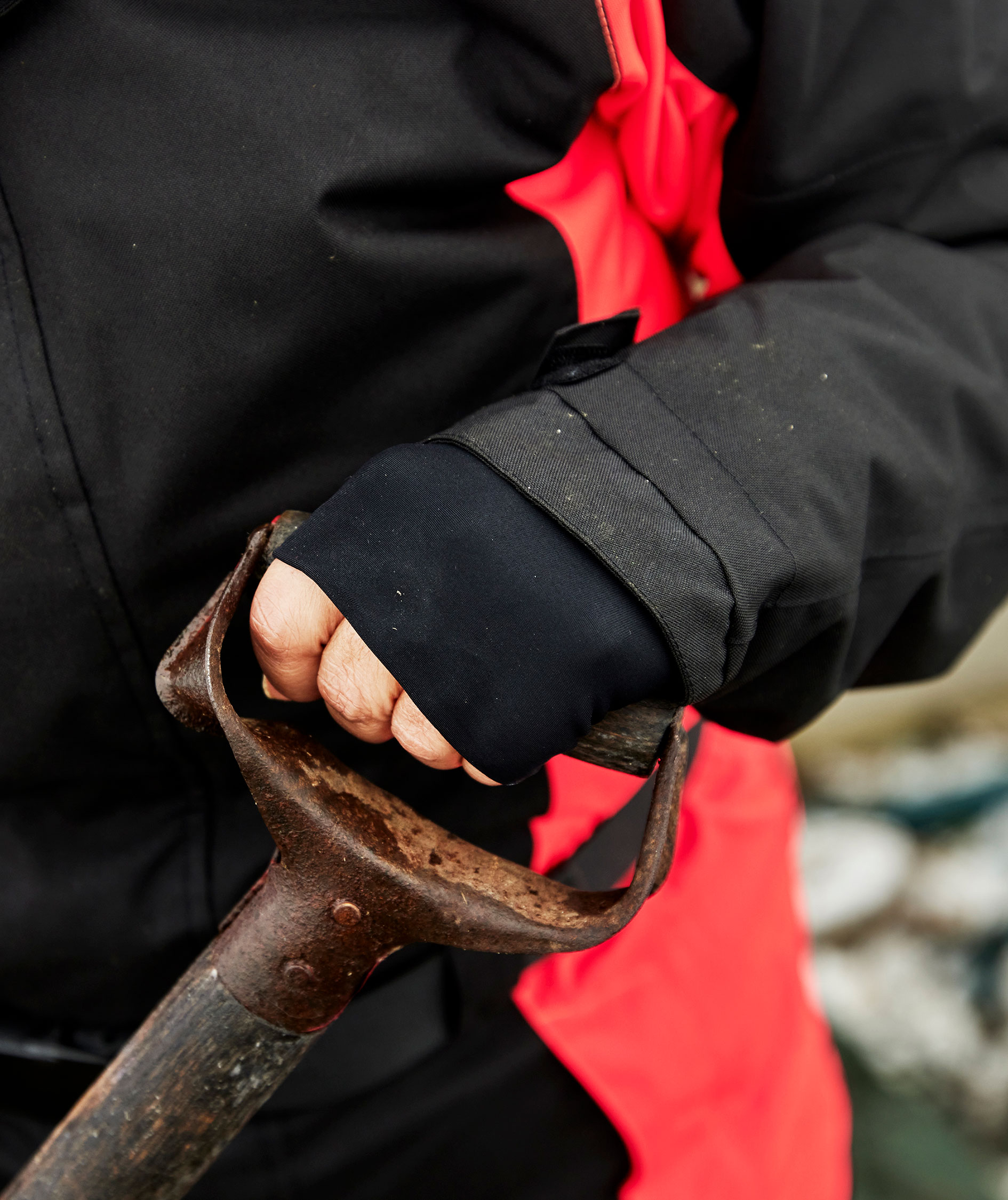 ELKA Working Xtreme dame vinterkjeledress, Svart/R&oslash;d, large image number 7