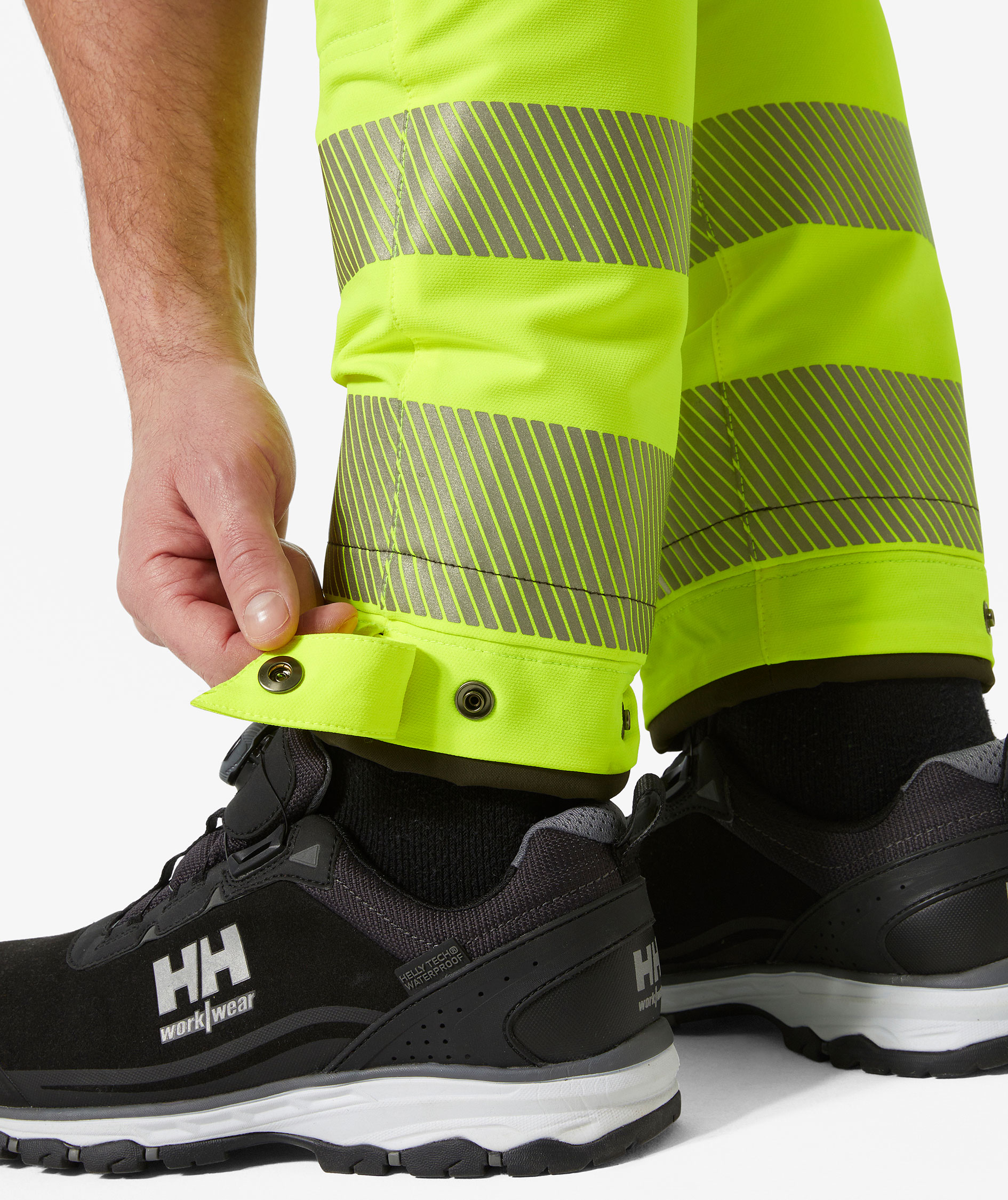 Helly Hansen ICU BRZ Handwerkerhose full stretch, Hi-vis Gelb/Ebony, large image number 6
