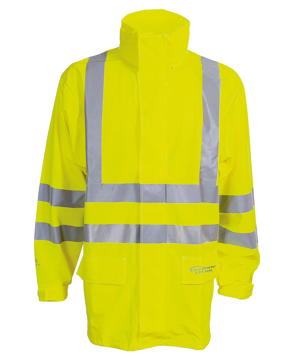 ELKA Dry Zone Visible D-Lux PU jacket, Hi-Vis Yellow, large image number 0