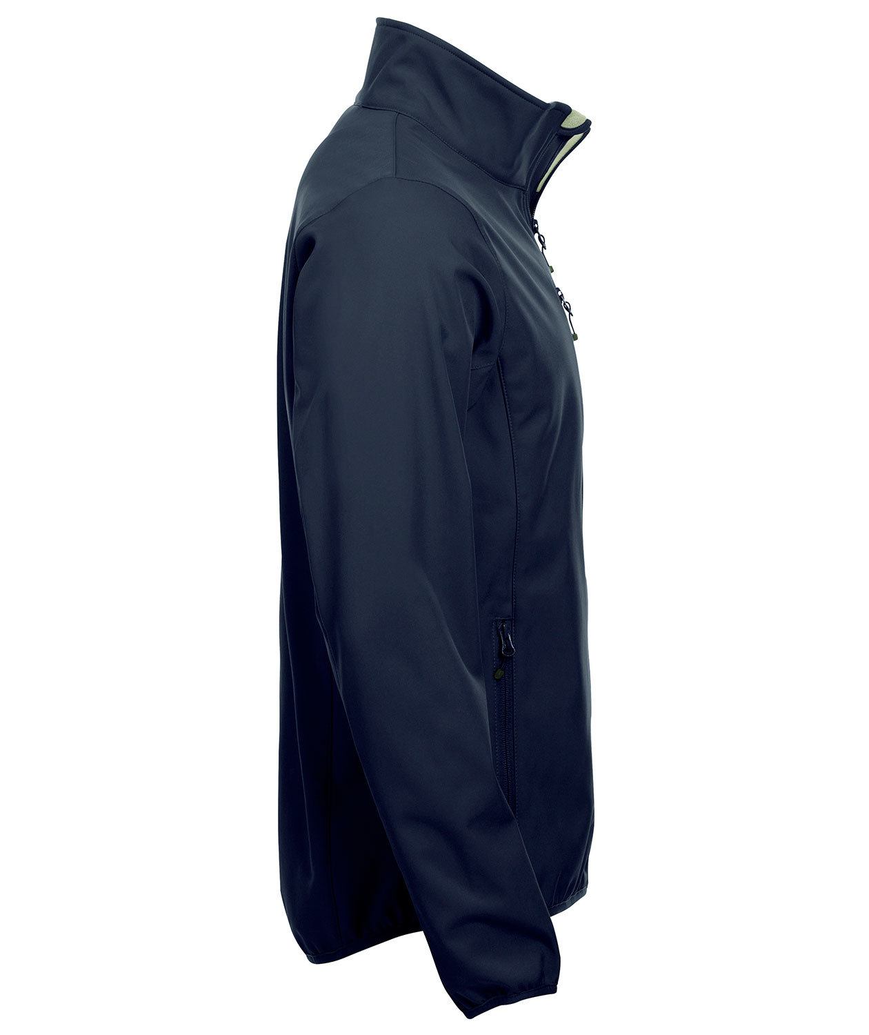 Clique Basic softshelljakke, M&oslash;rkebl&aring;, large image number 5