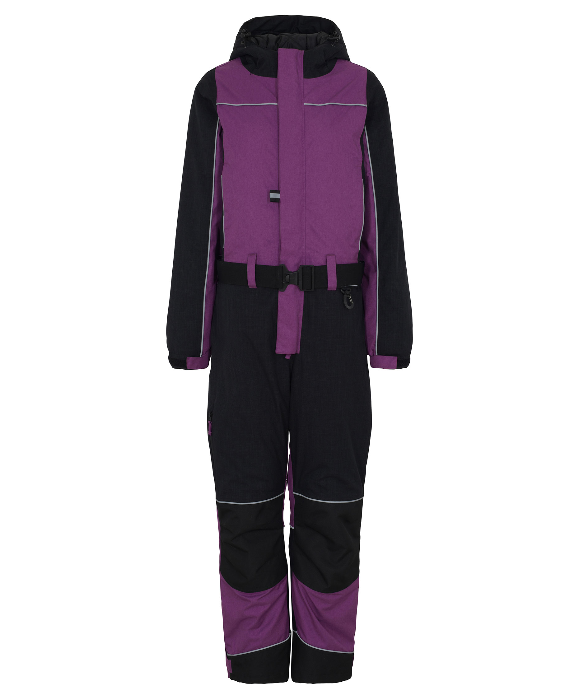 Lyngs&oslash;e vinteroverall dam, Lila/Svart