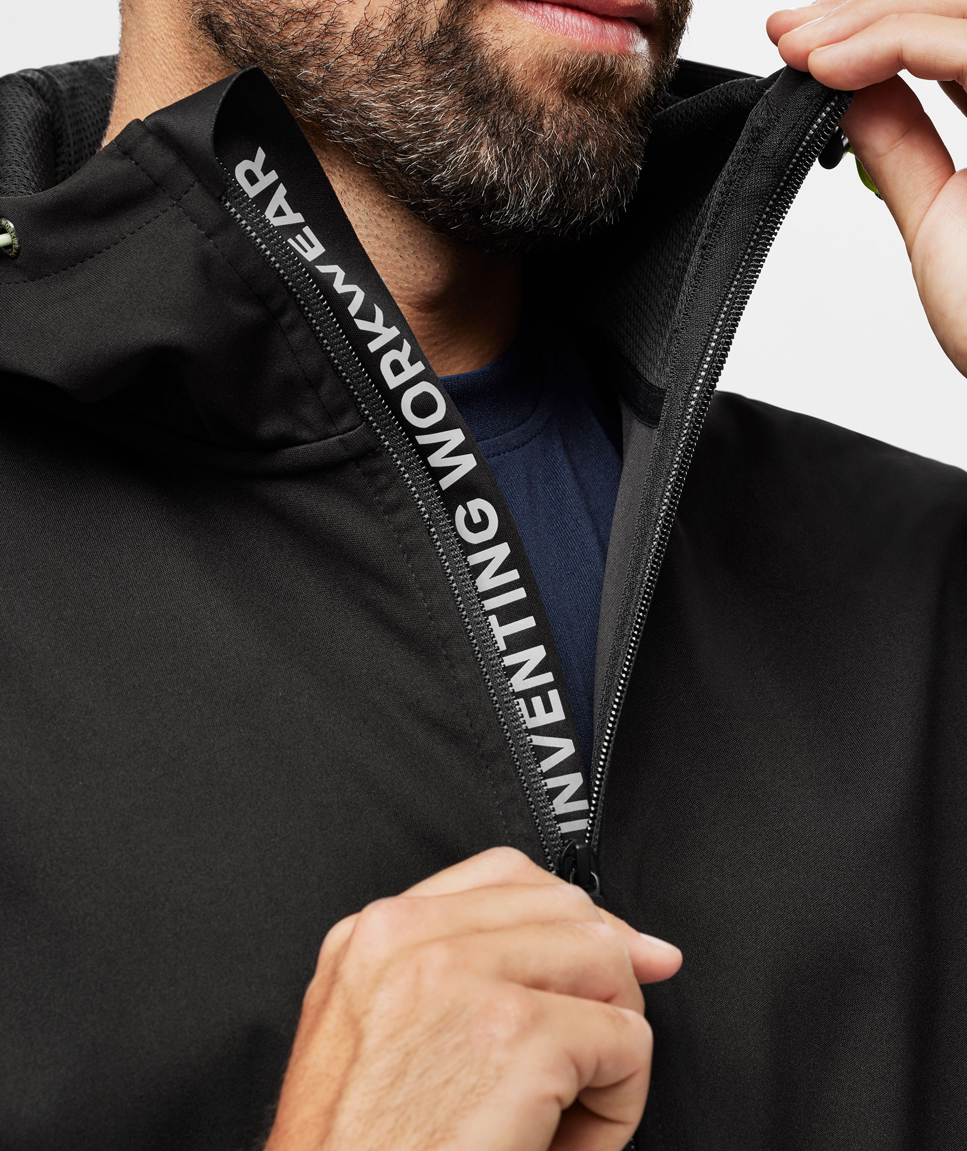 Snickers FlexiWork Windblocker softshell h&aelig;ttetr&oslash;je 8400, Black, large image number 8