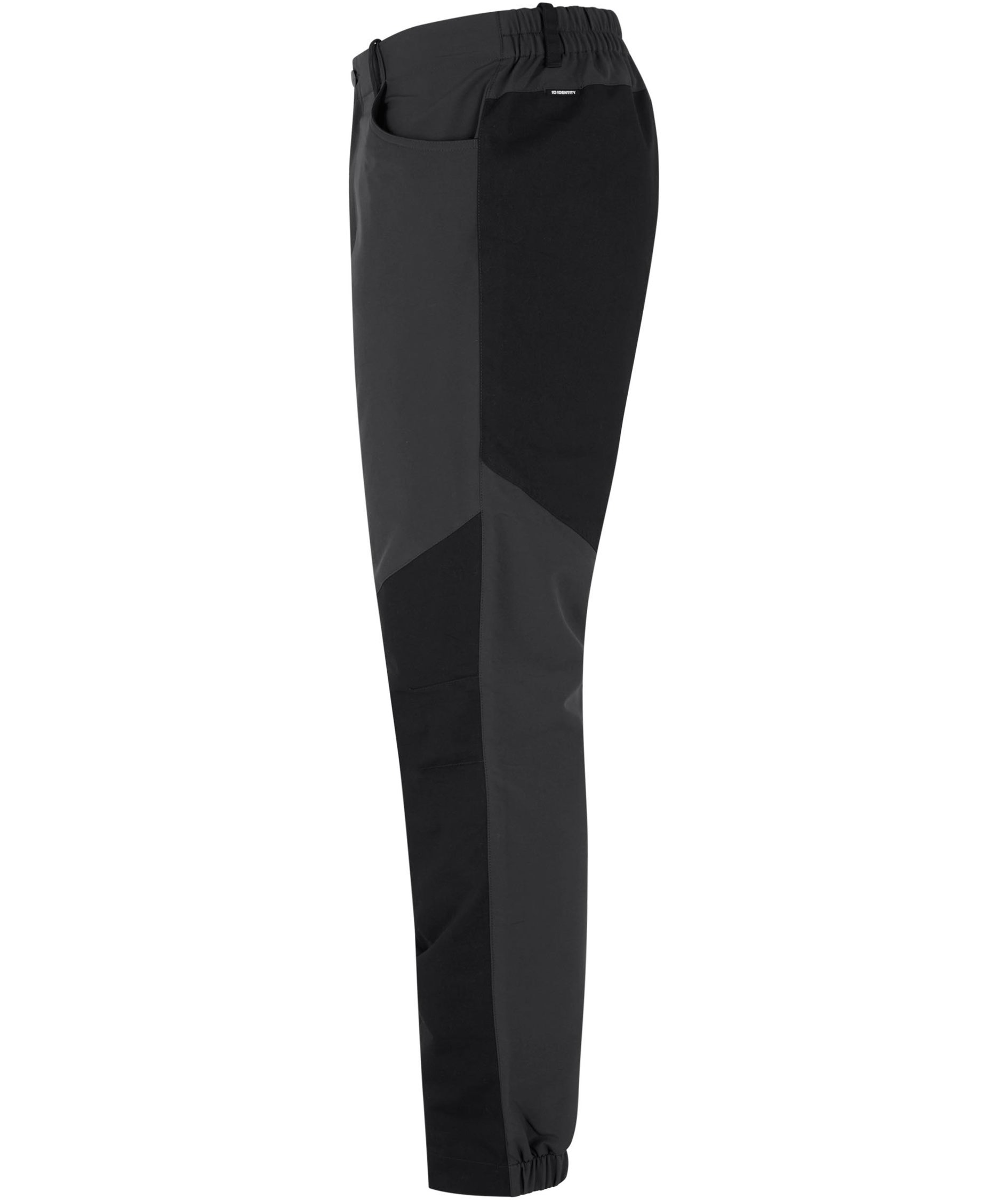 ID Hybrid stretch bukser, Koksgr&aring;, large image number 3