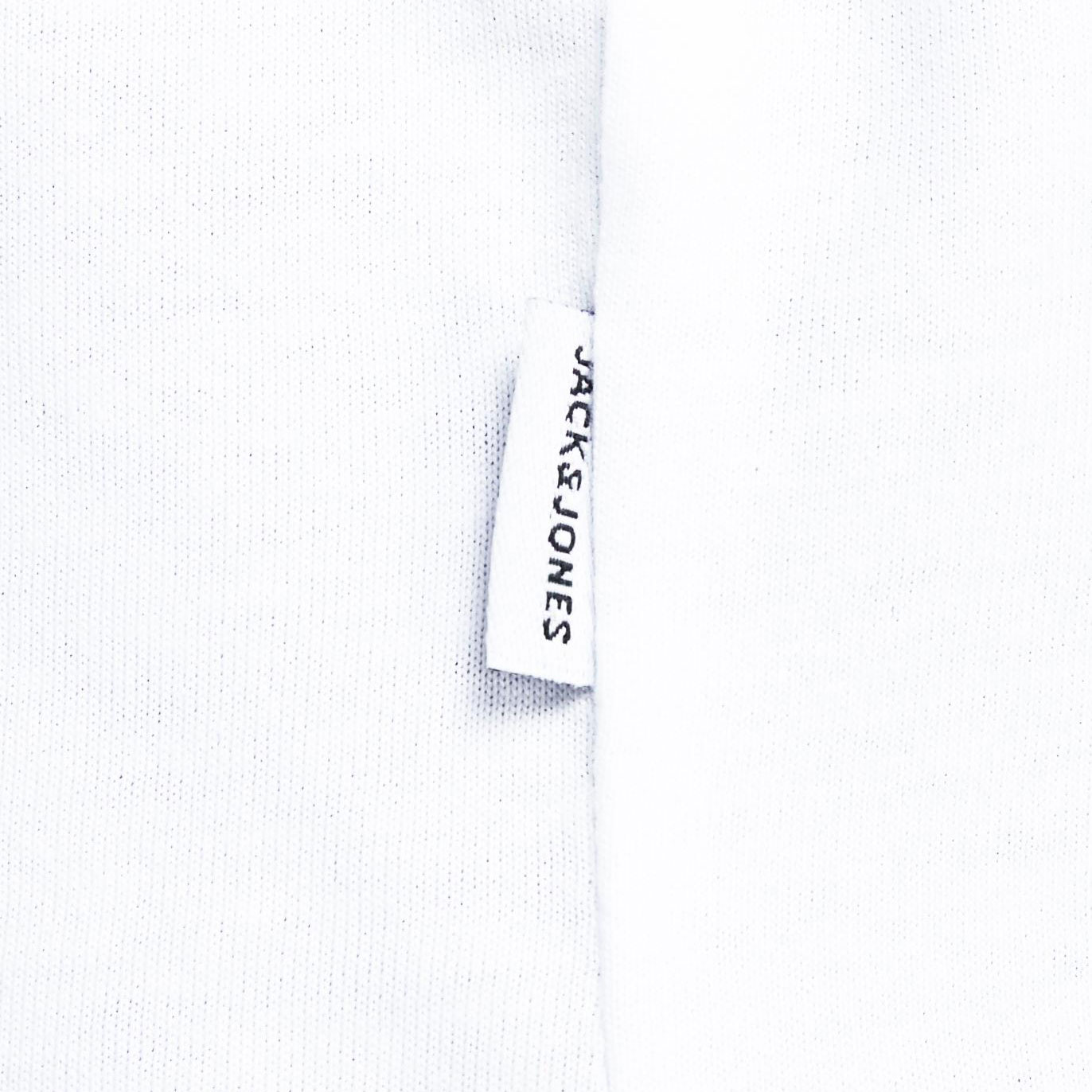Jack & Jones JJEORGANIC Basic Plus Size T-shirt, Hvid, large image number 5