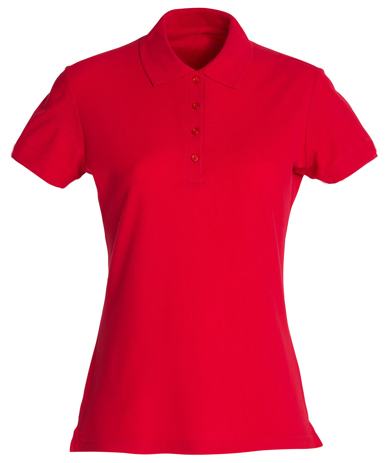Clique Basic dame polo T-Skjorte, R&oslash;d, R&oslash;d, swatch