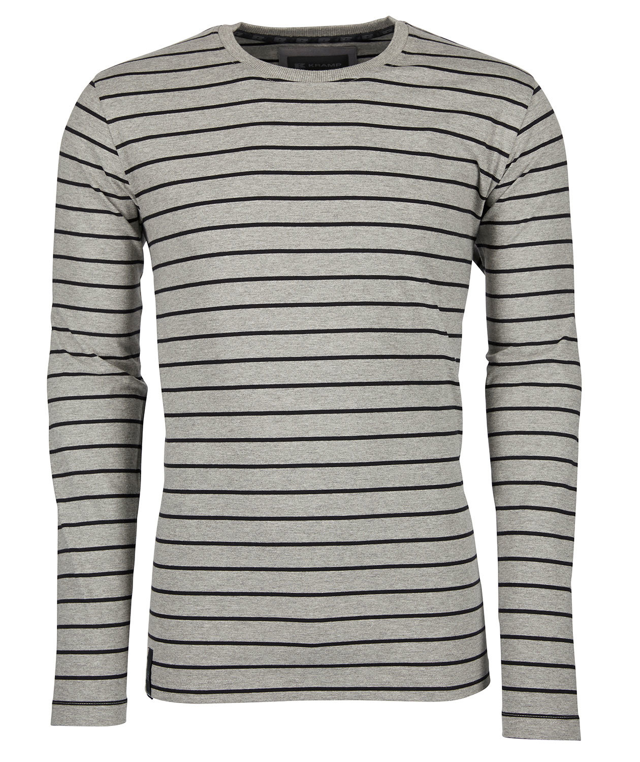 Kramp Technical l&aring;ng&auml;rmad T-shirt, Gr&aring;melerad/Svart