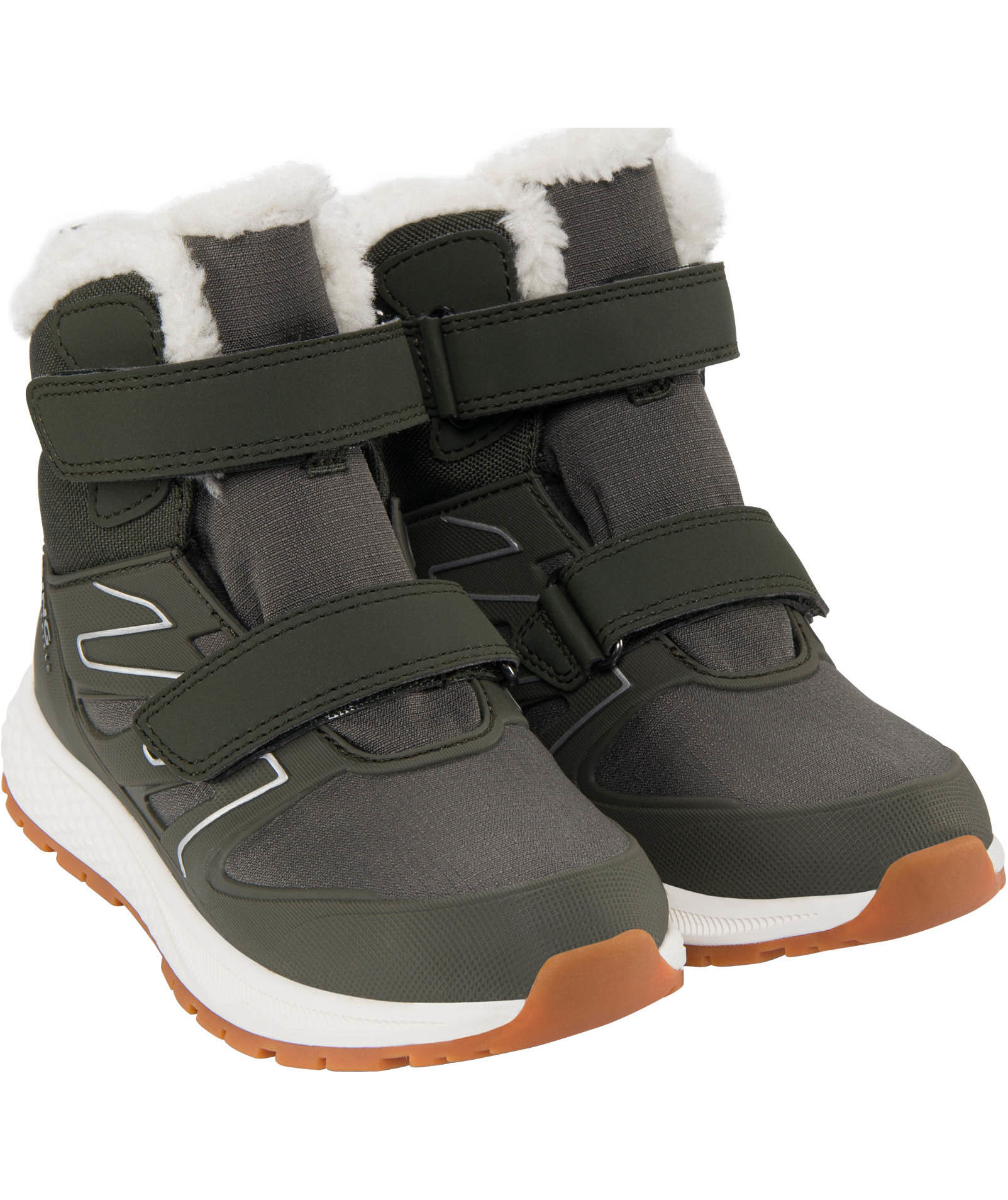 Viking Equip Defence Warm WP 2V boots for kids, Huntinggreen/olive, large image number 2