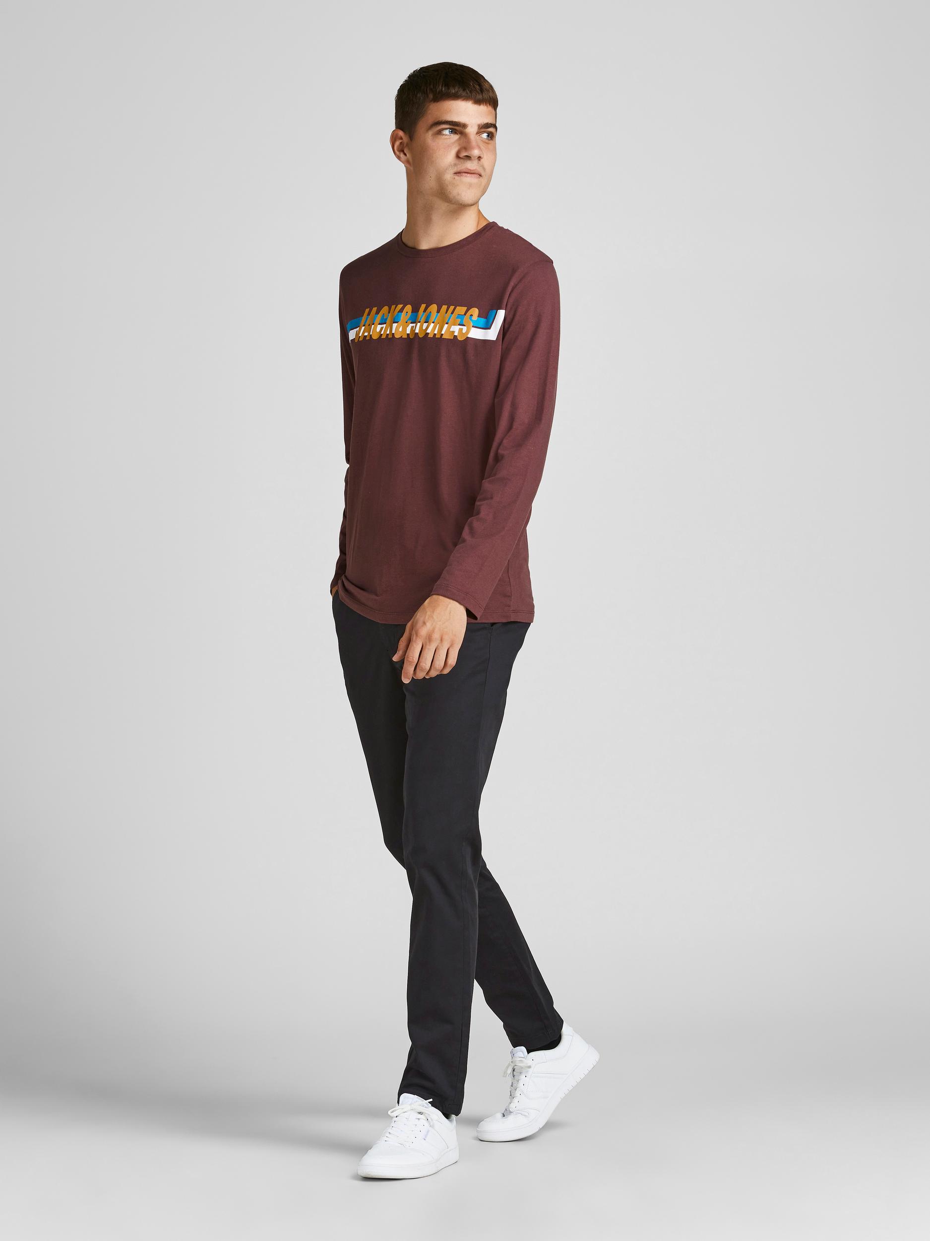 Jack & Jones JPSTMARCO JJBOWIE SA chinos, Black, large image number 5