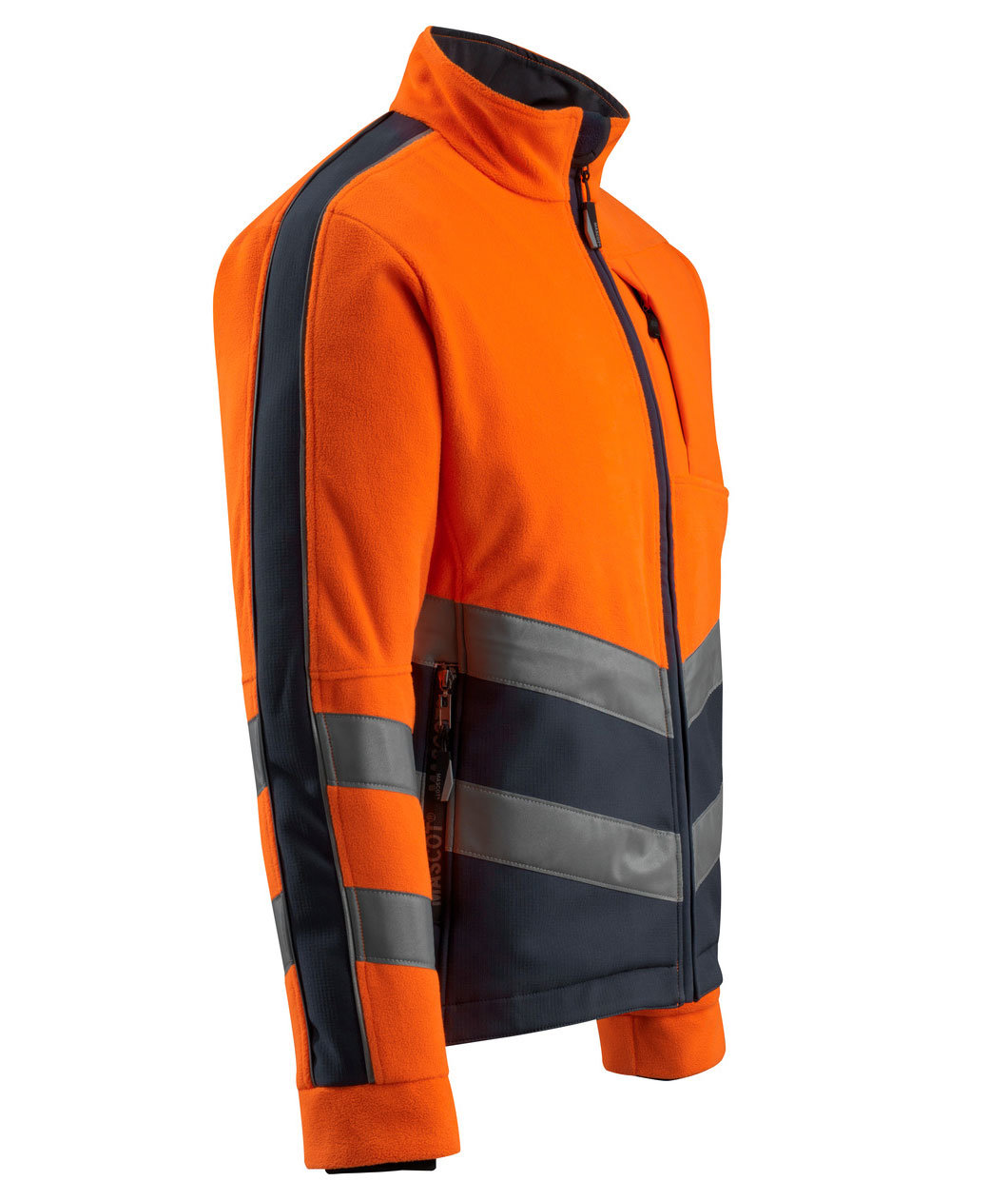 Mascot Safe Supreme Sheffield fleecejakke, Oransje/M&oslash;rk Marine, large image number 3