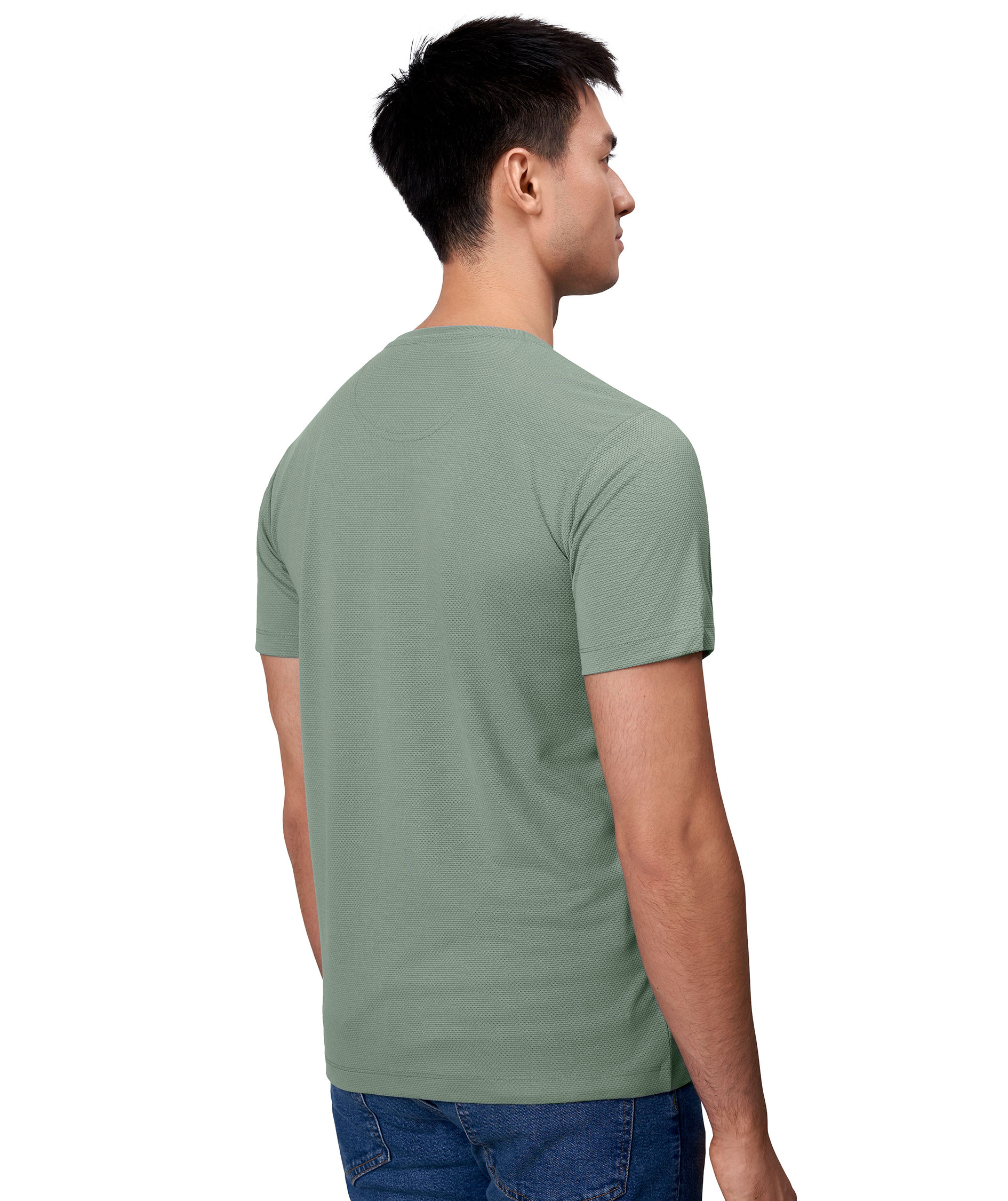 ID T-Shirt lyocell, Staubiges Gr&uuml;n, large image number 5