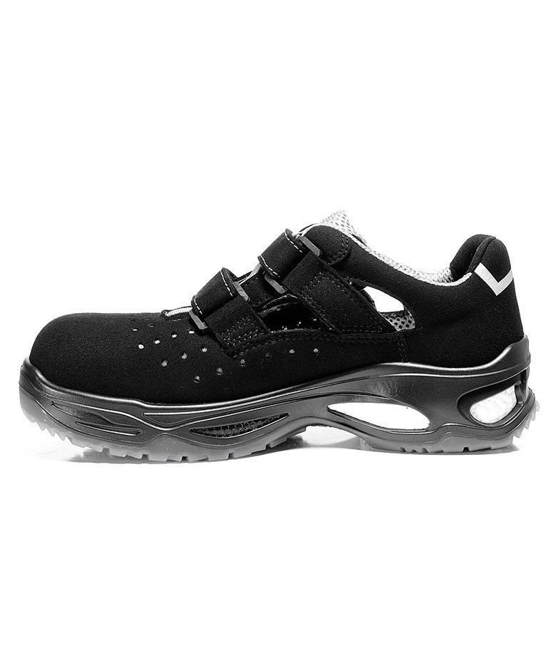 Elten Ethan Easy sikkerhedssandaler S1, Sort, large image number 3