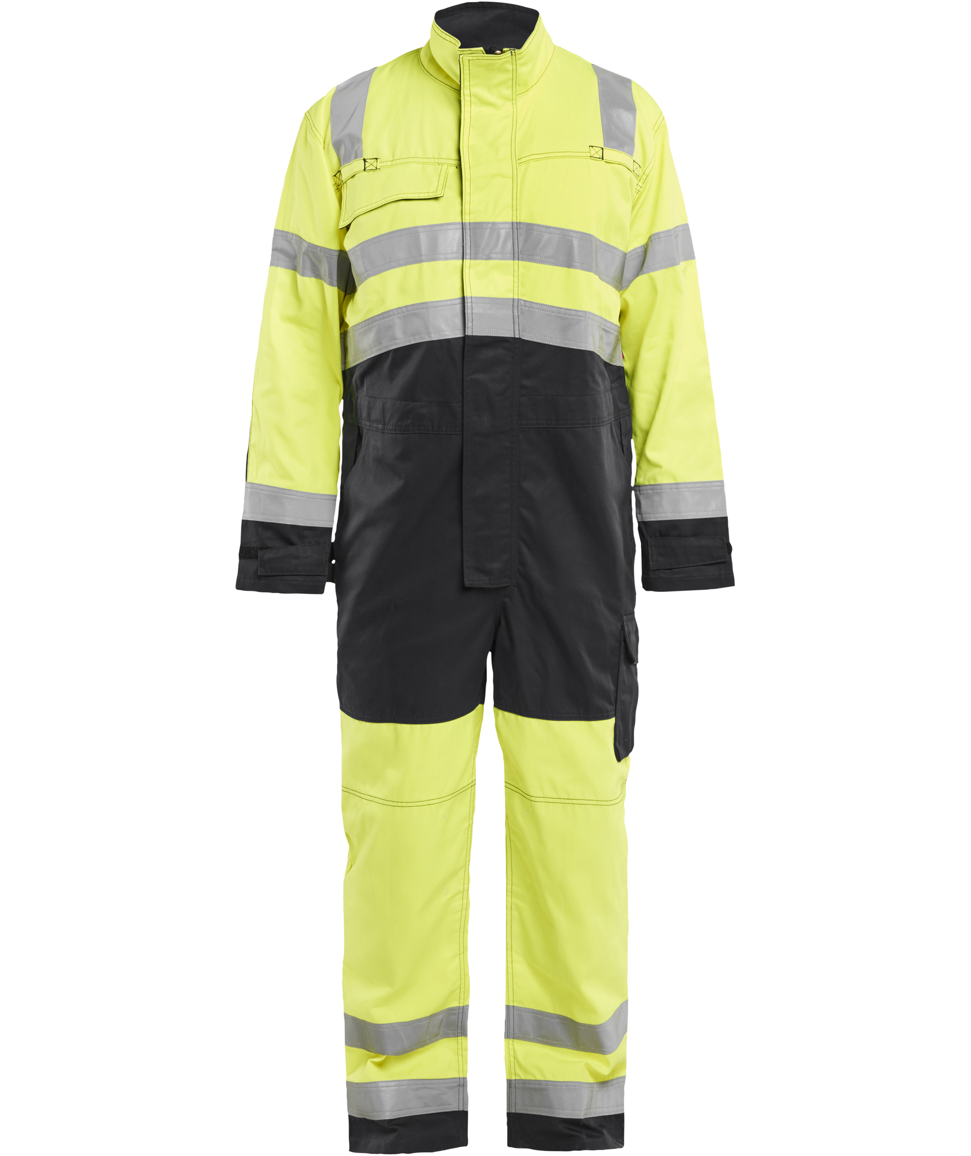 Bl&aring;kl&auml;der kjeledress, Hi-vis Gul/Svart