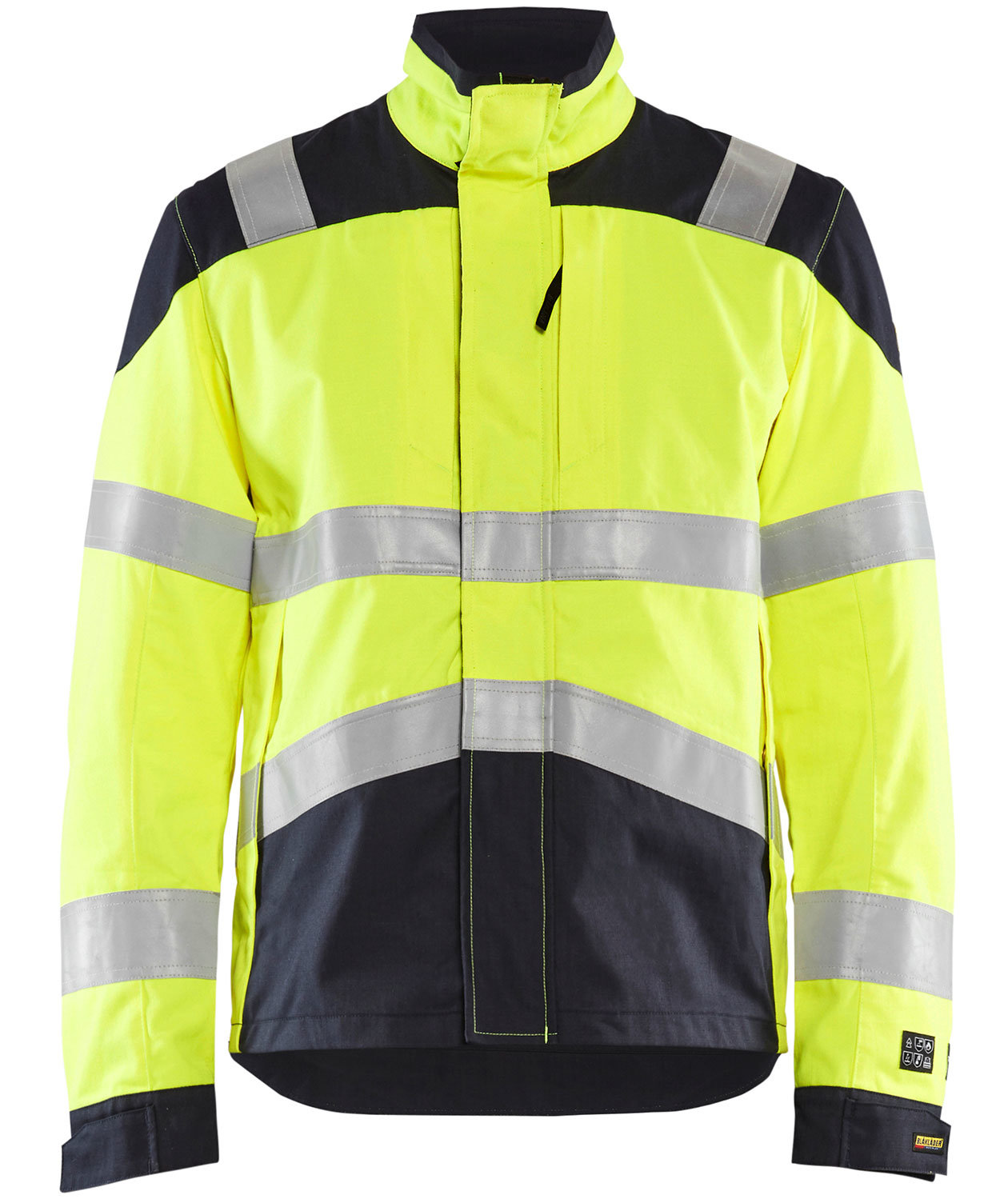 Bl&aring;kl&auml;der Multinorm work jacket, Hi-vis Yellow/Marine, large image number 0