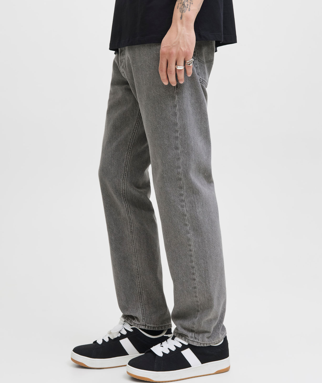 Jack & Jones JJICHRIS JJORIGINAL SQ 067 Jeans, Grey Denim, large image number 3