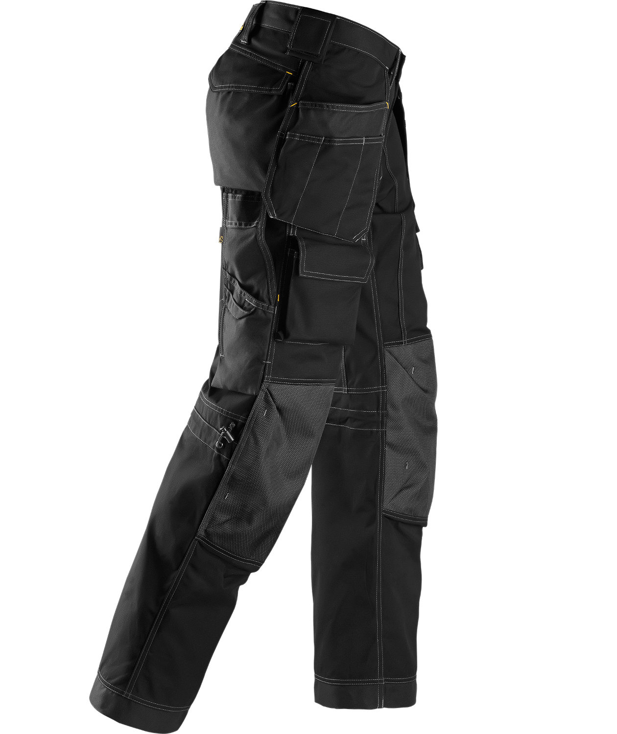 Snickers h&aring;ndverksbukse 3223, Svart/Svart, large image number 3