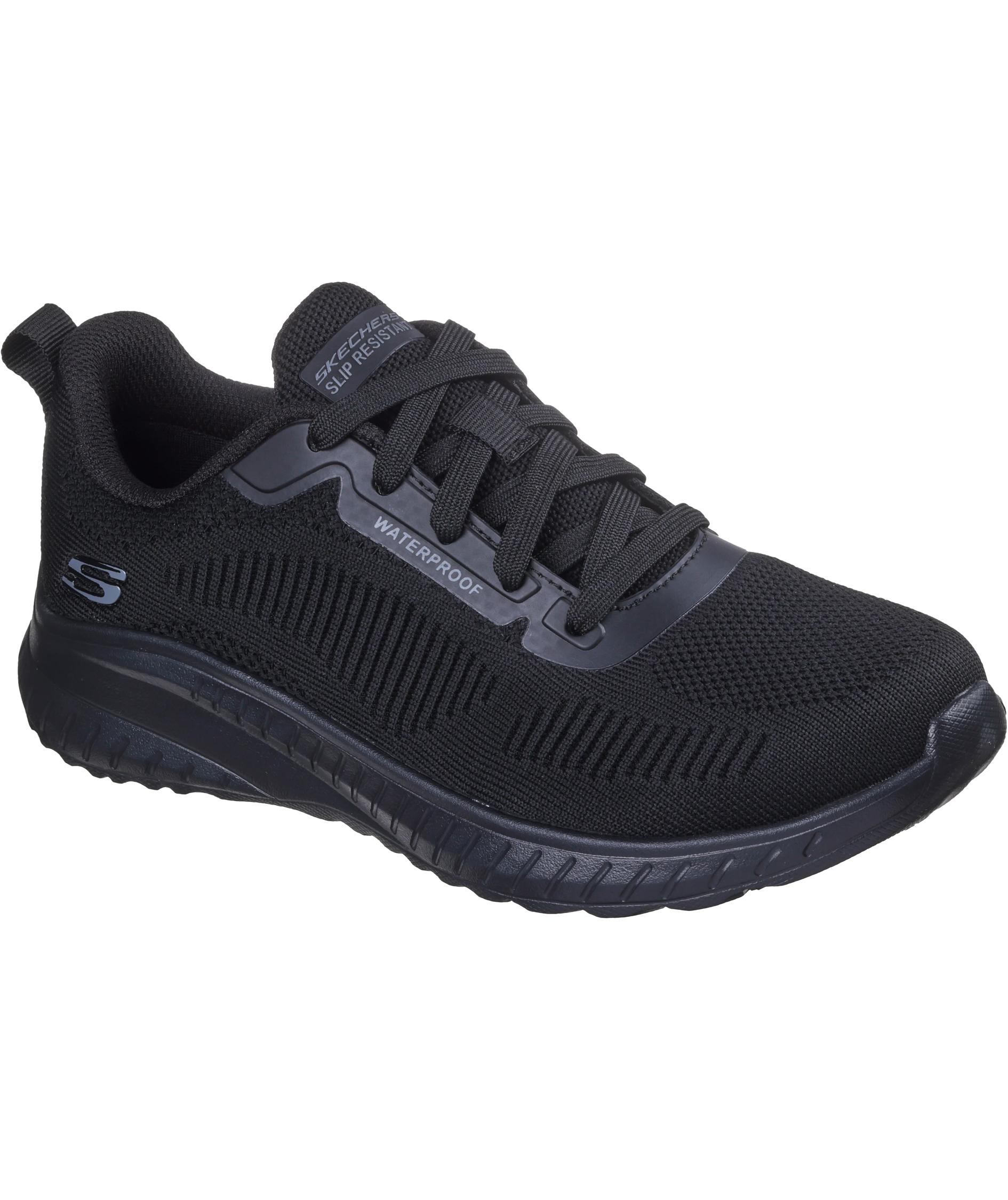 Skechers Squad Chaos women's work shoes, Black, large image number 3