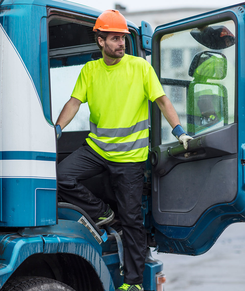 YOU Sm&oslash;gen T-shirt, Varsel Gul, large image number 4