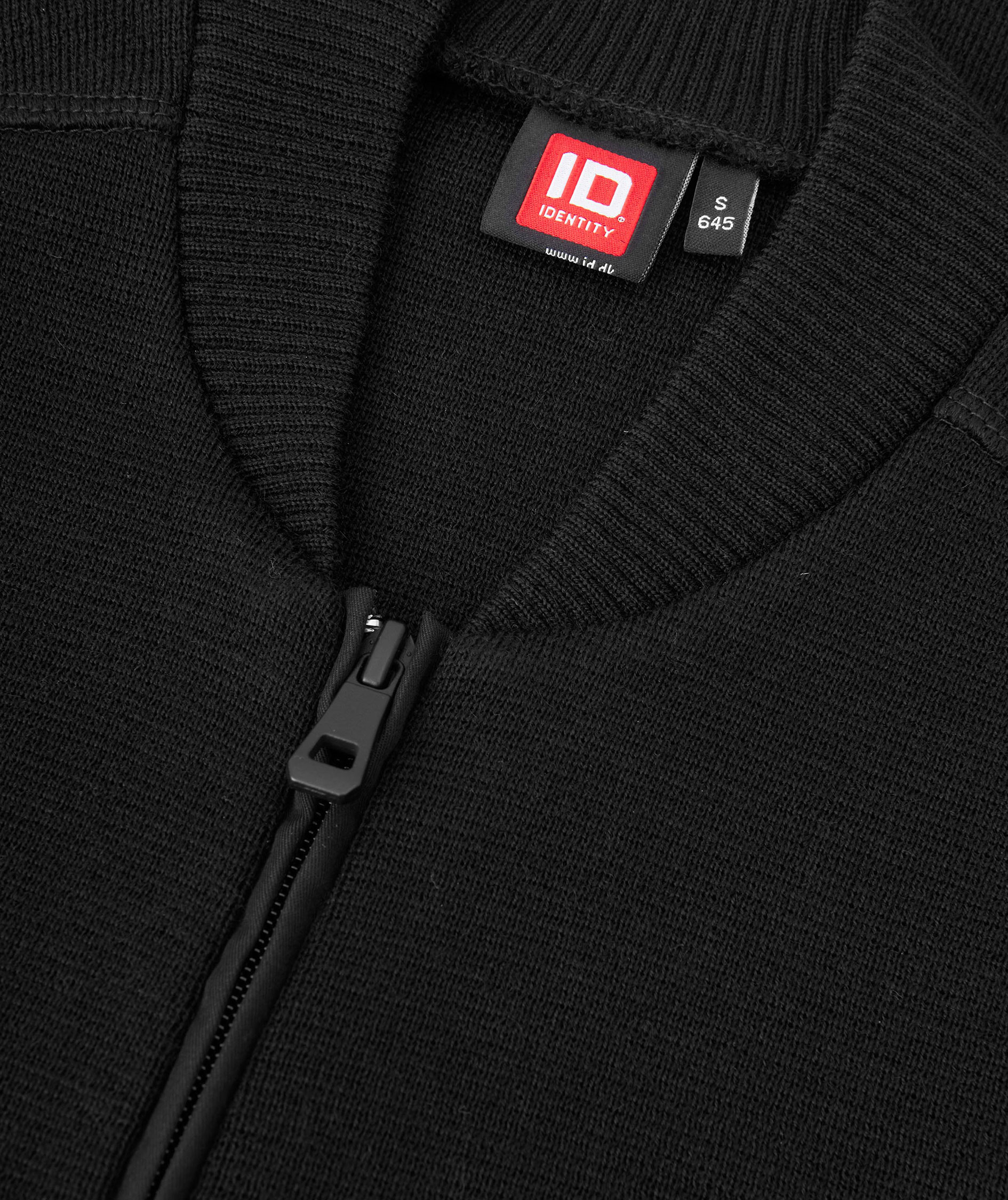 ID women's knitted cardigan, Black, large image number 3